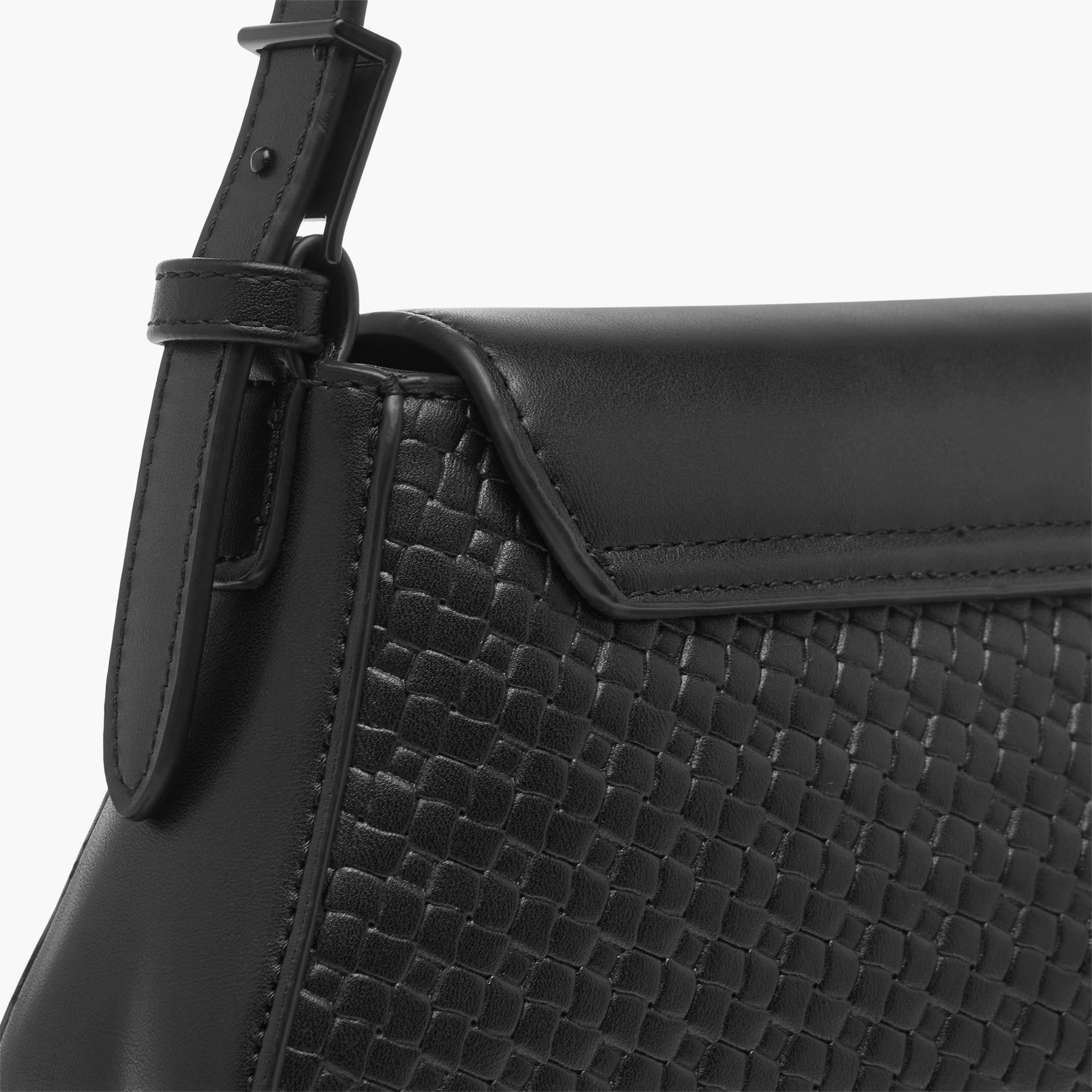 Bagco Textured Crossbody Bag with Adjustable Strap and Wallet-women-bagsandwallets-handbags-image-8