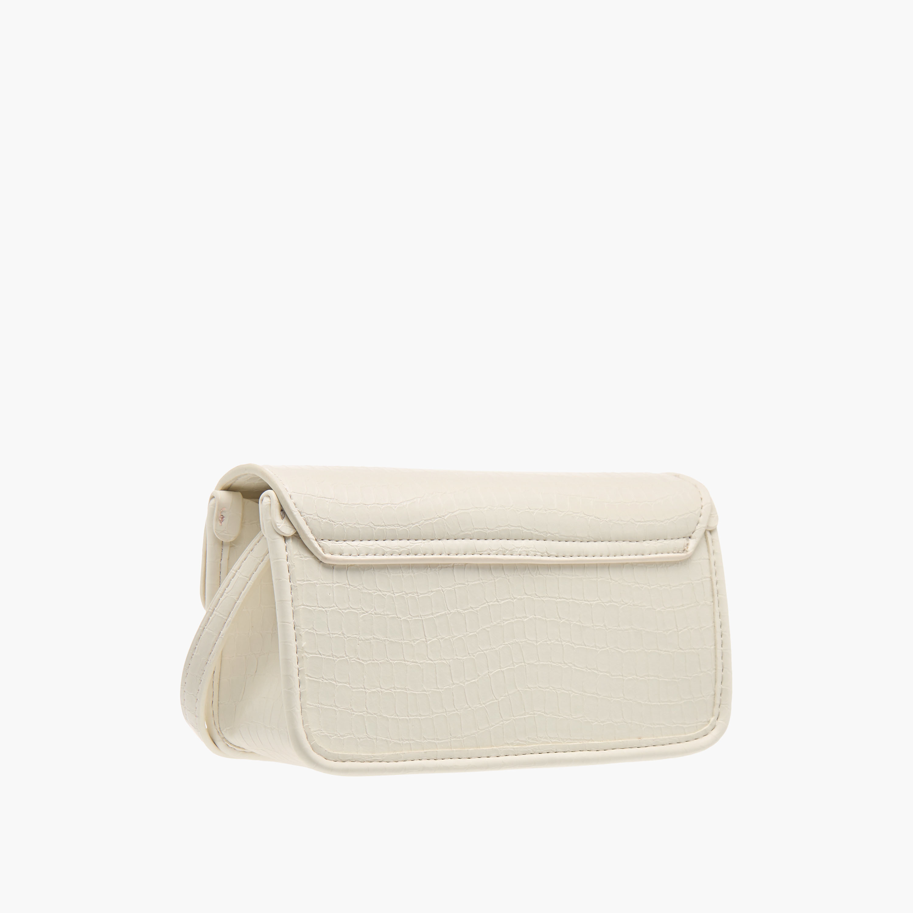 Bagco Textured Crossbody Bag with Adjustable Strap and Wallet-women-bagsandwallets-handbags-image-4