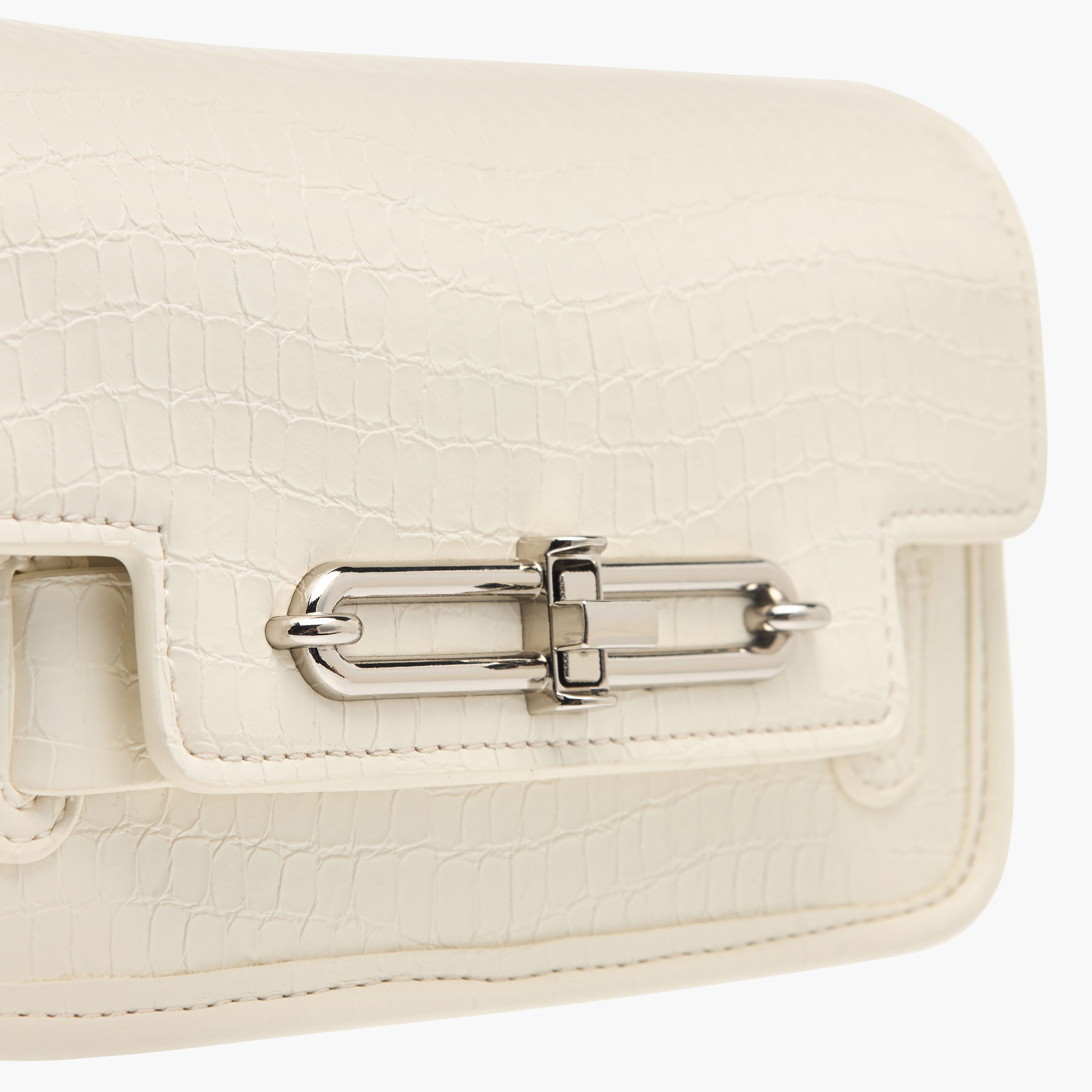 Bagco Textured Crossbody Bag with Adjustable Strap and Wallet-women-bagsandwallets-handbags-image-7