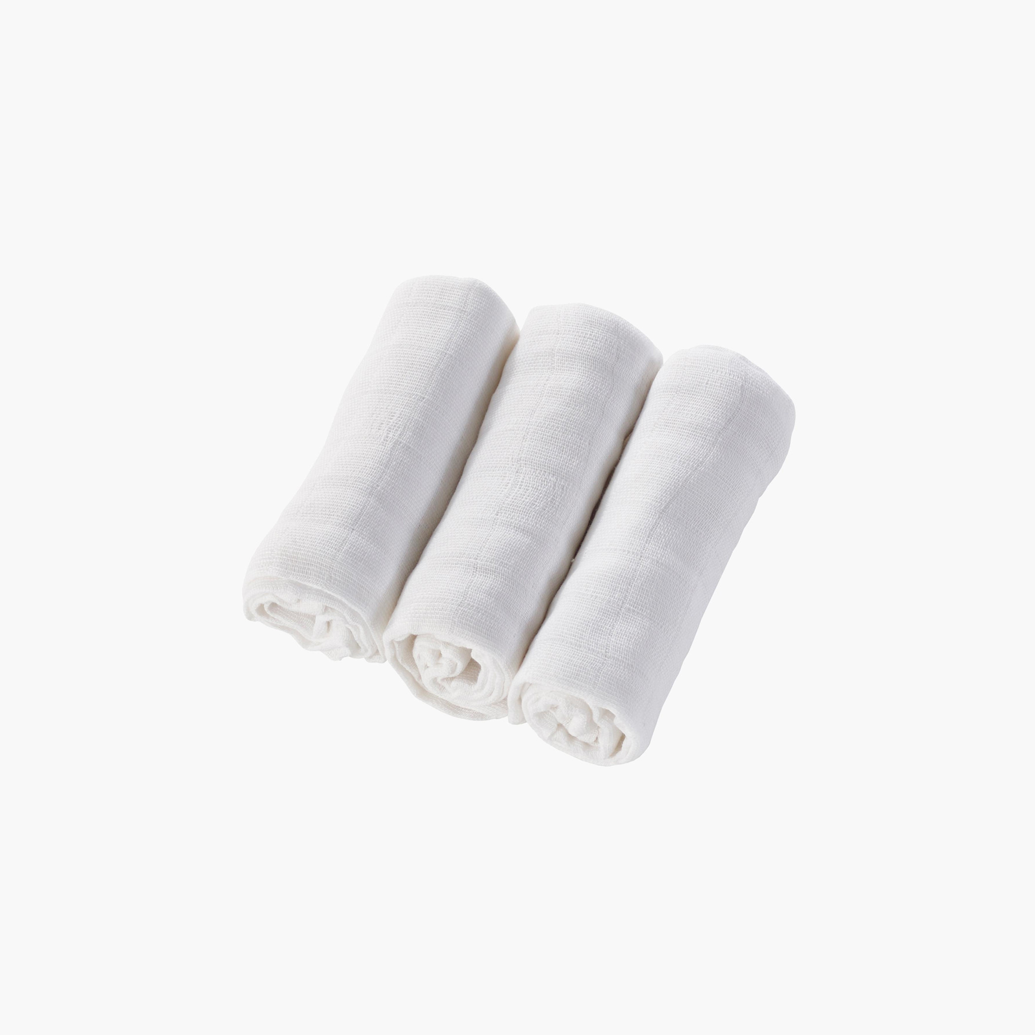 Kinder Valley Textured Muslin Cloth - Set of 3-baby-bathandcare-towels-image-1