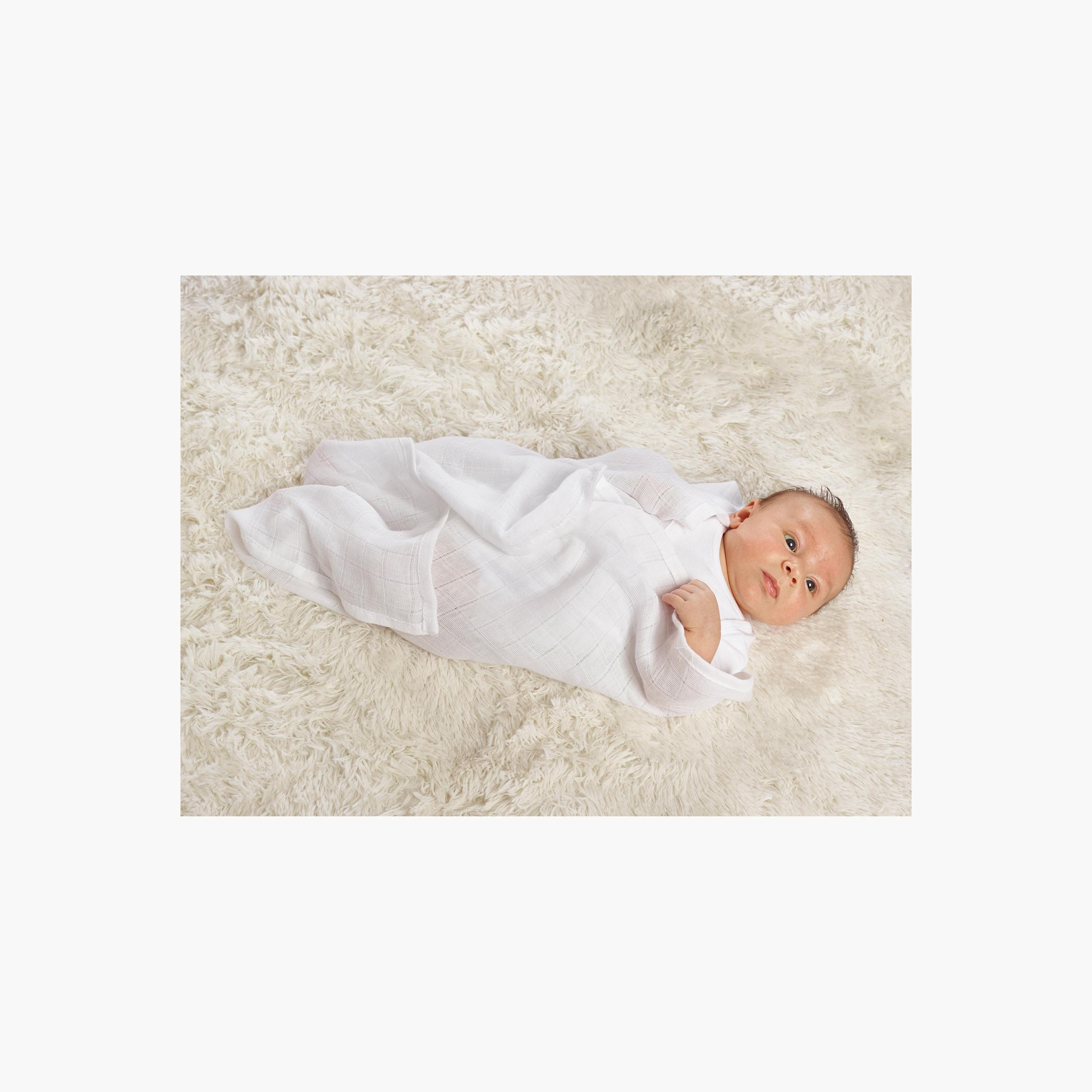 Kinder Valley Textured Muslin Cloth - Set of 3-baby-bathandcare-towels-image-2