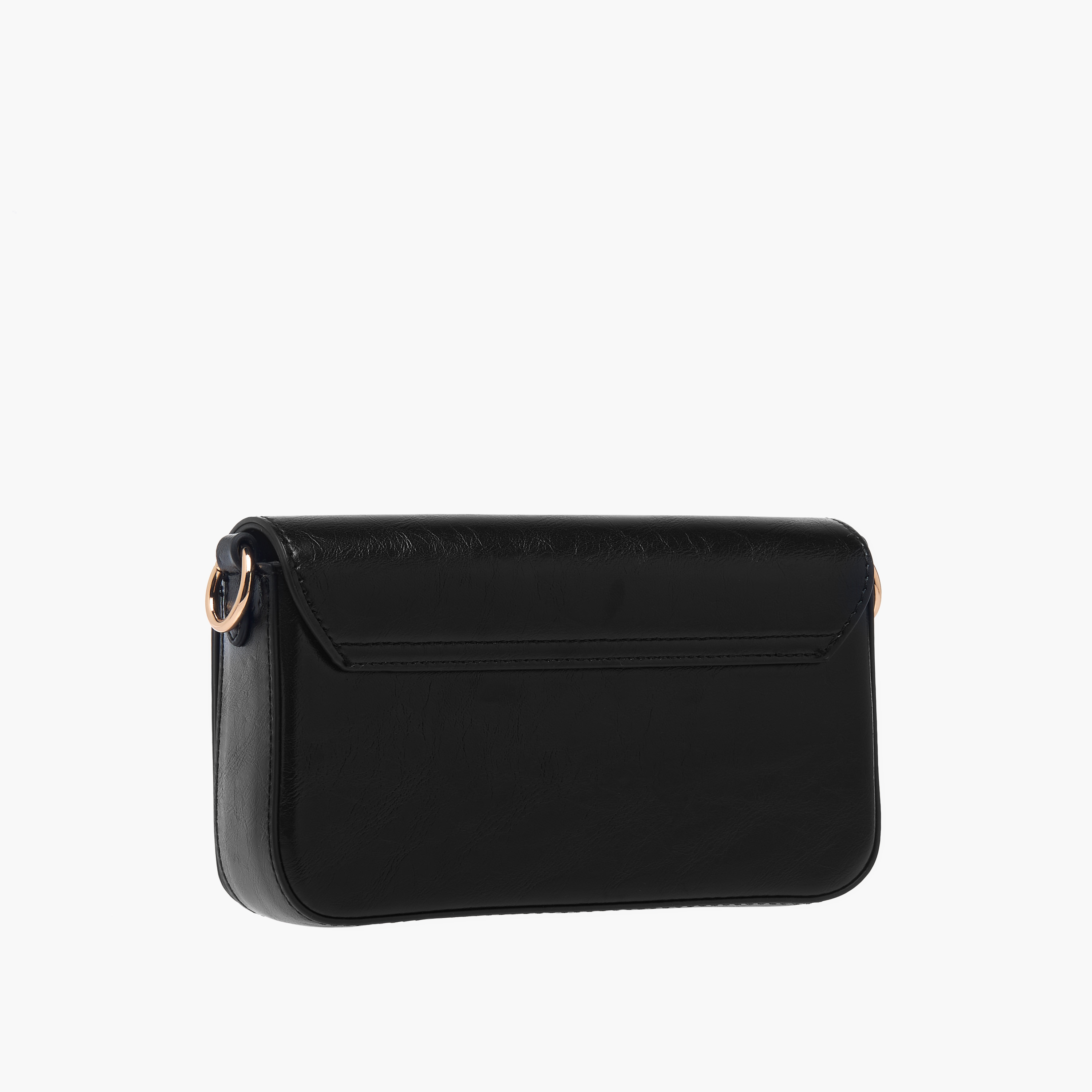 Paprika Logo Detail Crossbody Bag with Chain Strap and Flap Closure-women-bagsandwallets-handbags-image-3