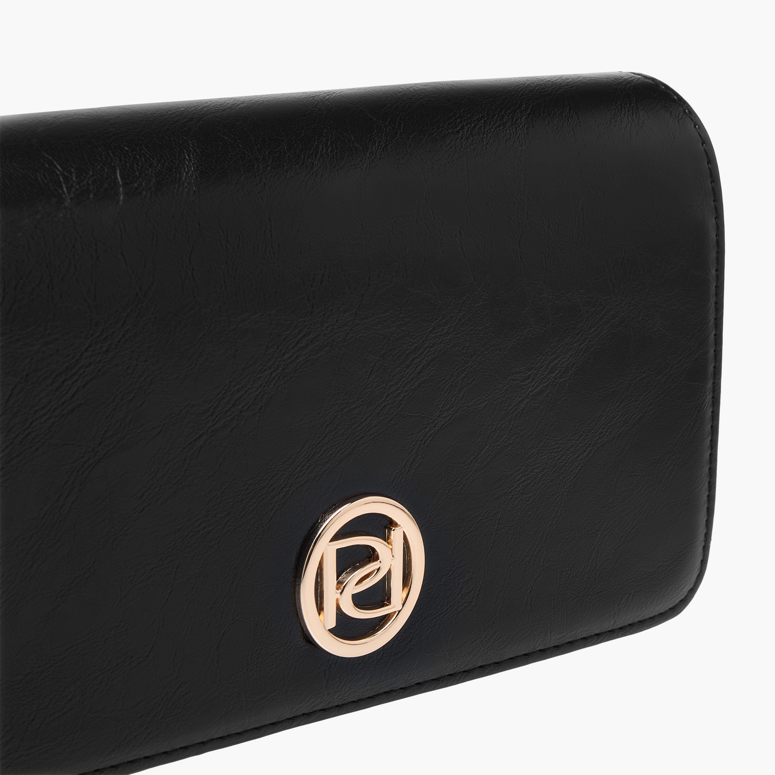 Paprika Logo Detail Crossbody Bag with Chain Strap and Flap Closure-women-bagsandwallets-handbags-image-4