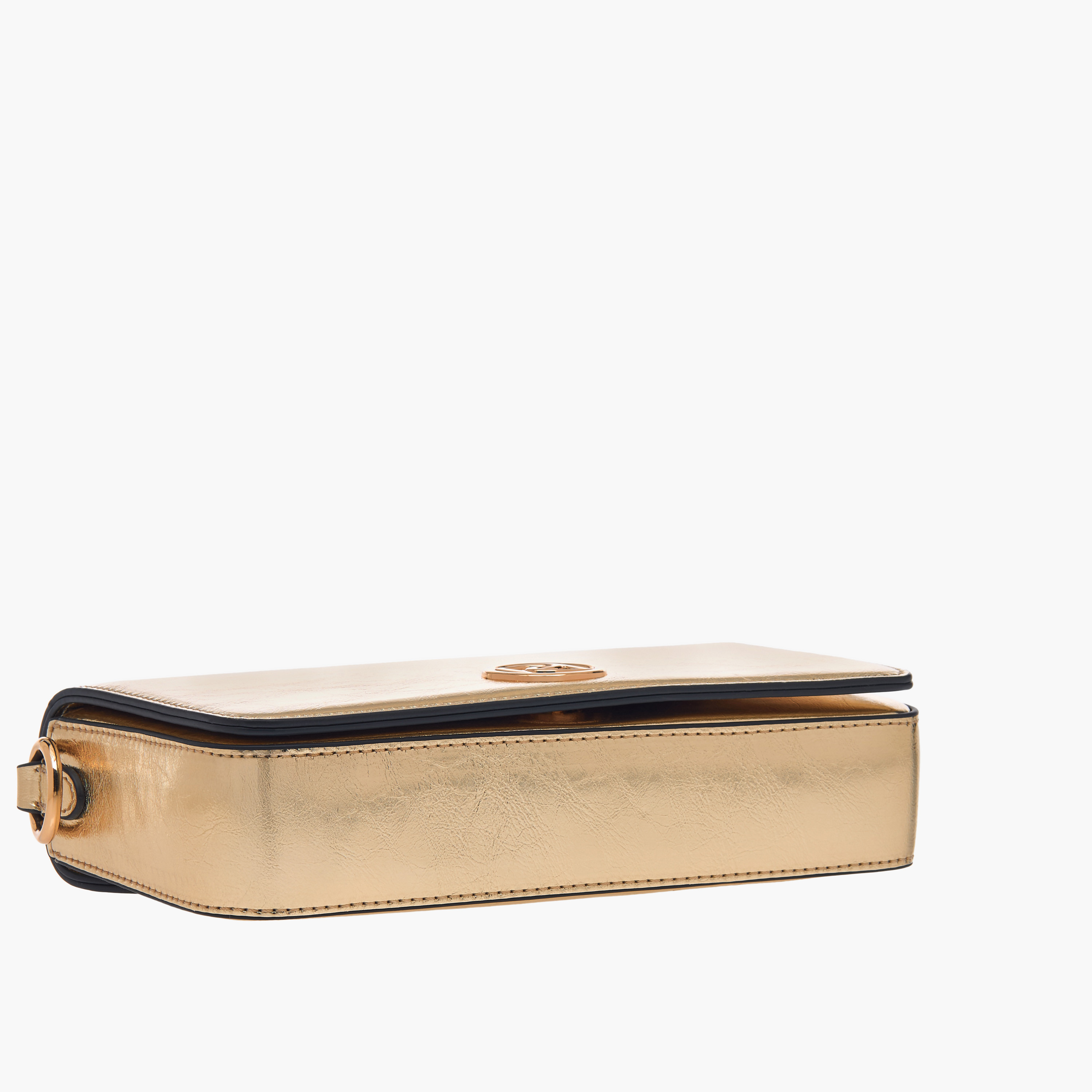 شنطة كروس بودي بحزام سلسلة وطية إغلاق وتفاصيل شعار من بابريكا-women-bagsandwallets-handbags-image-6