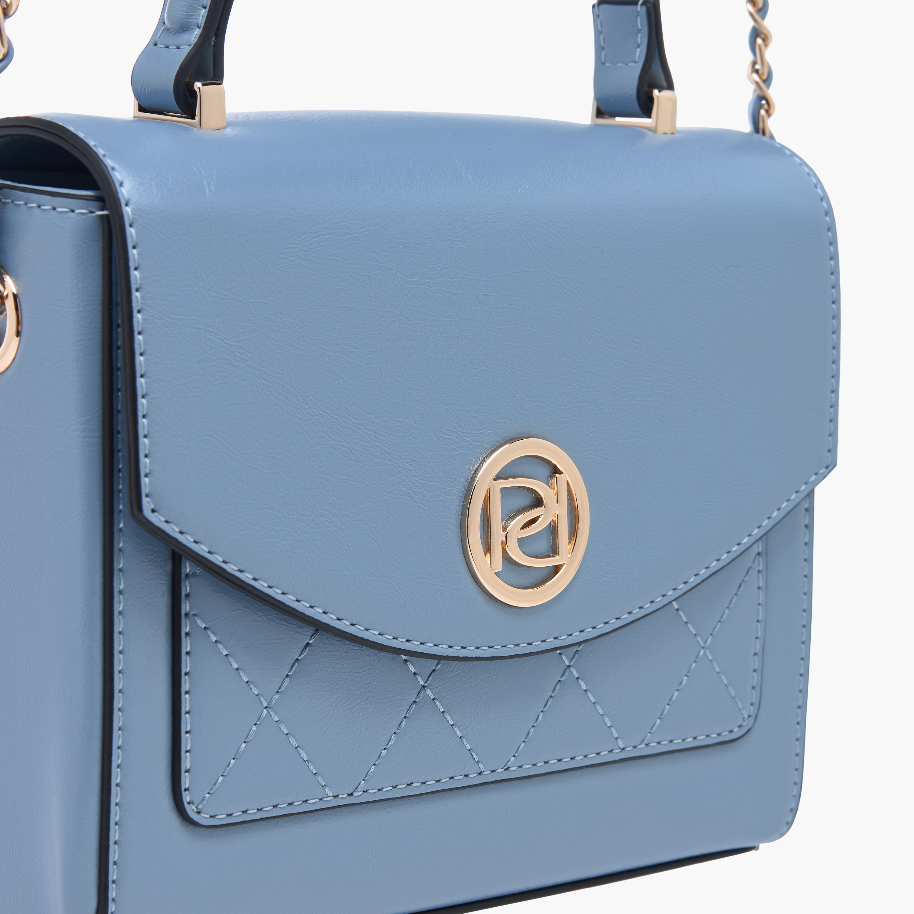 شنطة ساتشيل بارزة الملمس بمقبض علوي وحزام سلسلة من بابريكا-women-bagsandwallets-handbags-image-4