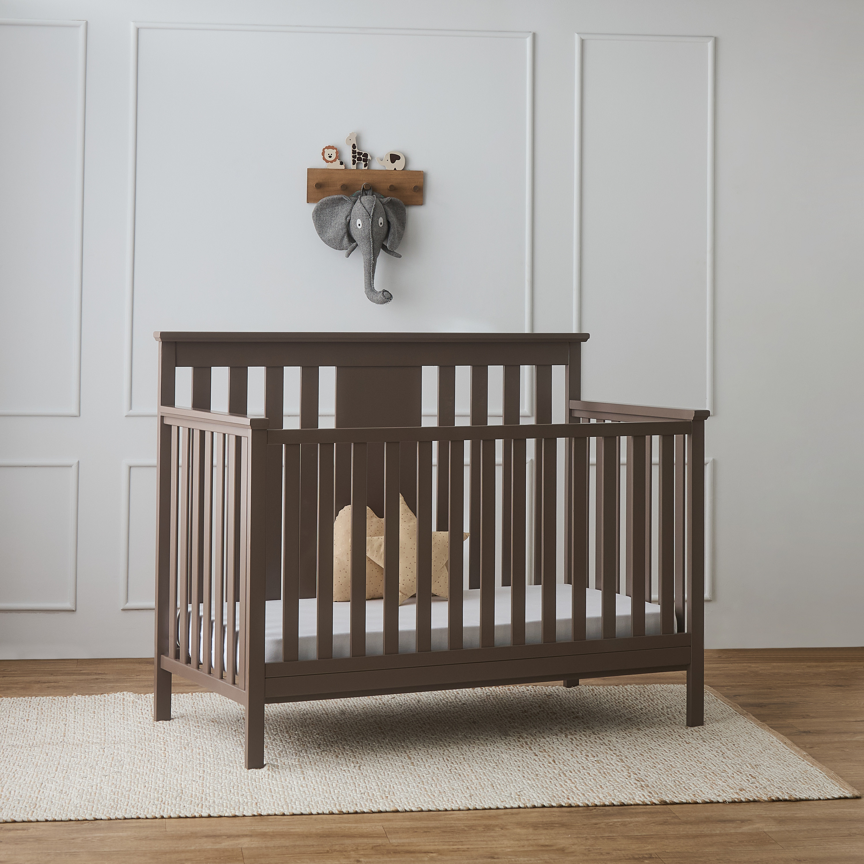 Juniors Adrian Crib with Toddler Rail-baby-nursery-furniture-cribsandbeds-babycribs-image-1