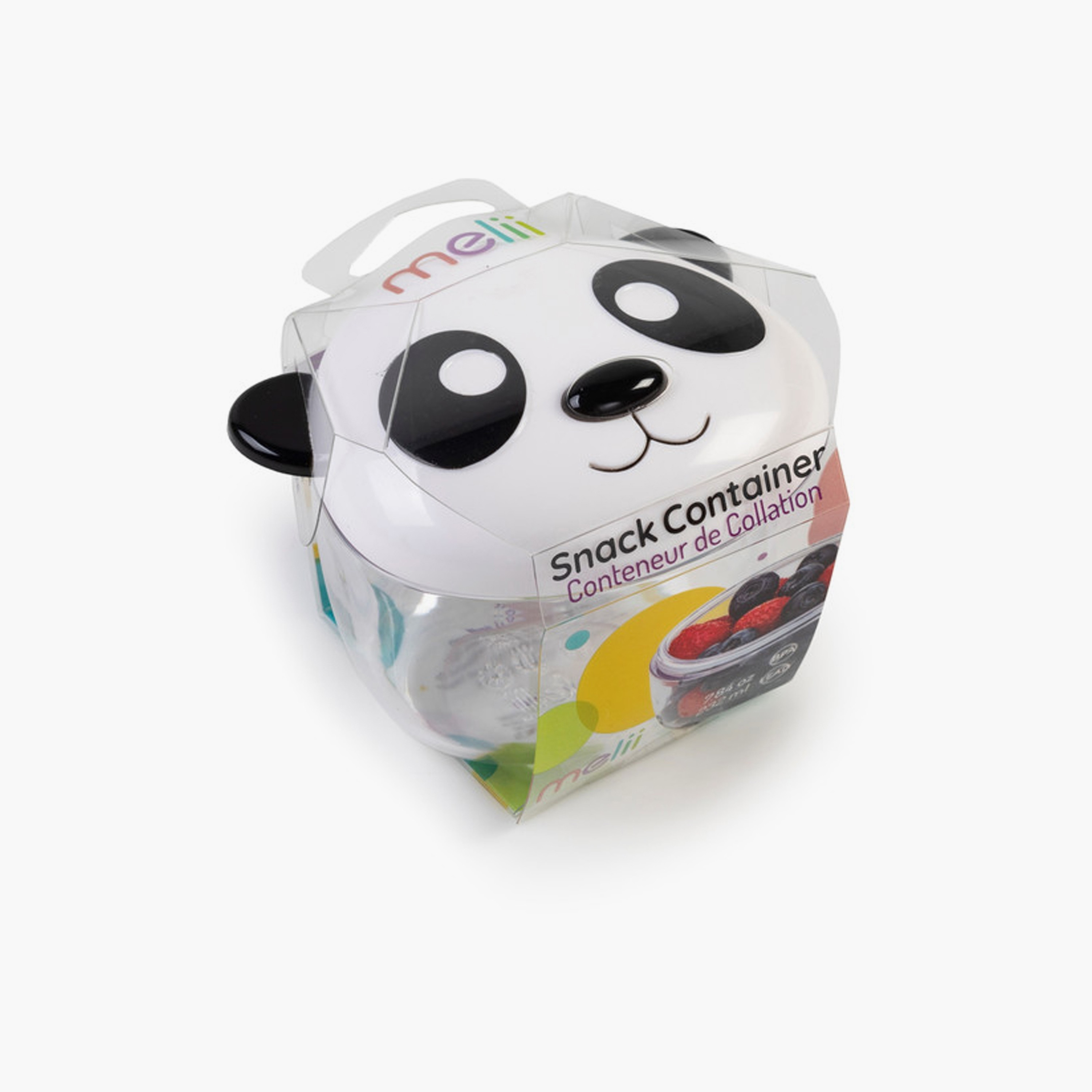 علبة طعام للوجبات الخفيفة خالية من مادة BPA 3 قطع من ميلي - حيوانات-baby-feeding-mealtimeessentials-image-1