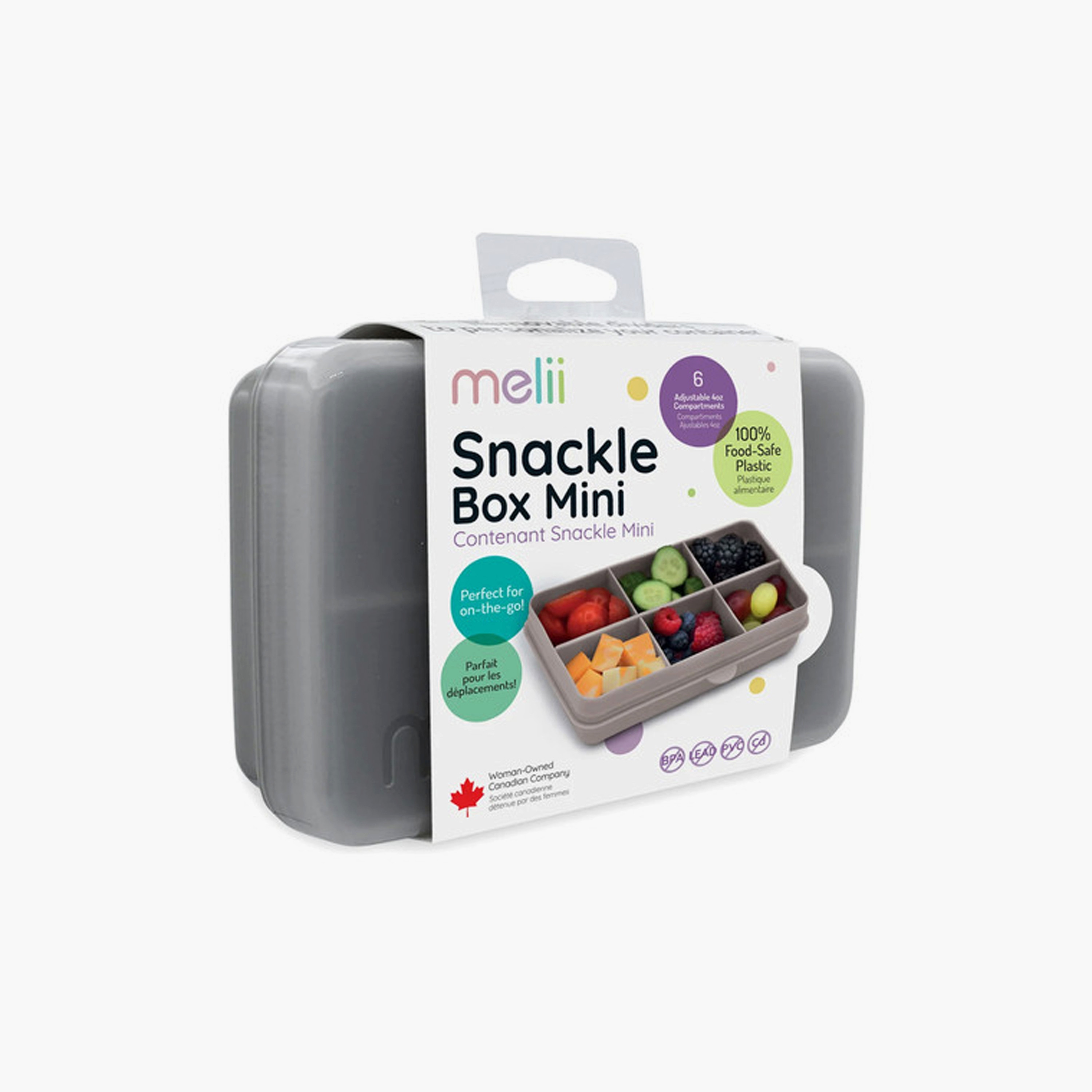 علبة وجبات خفيفة صغيرة خالية من مادة BPA 6 أقسام من ميلي - 118 مل-baby-feeding-mealtimeessentials-image-10
