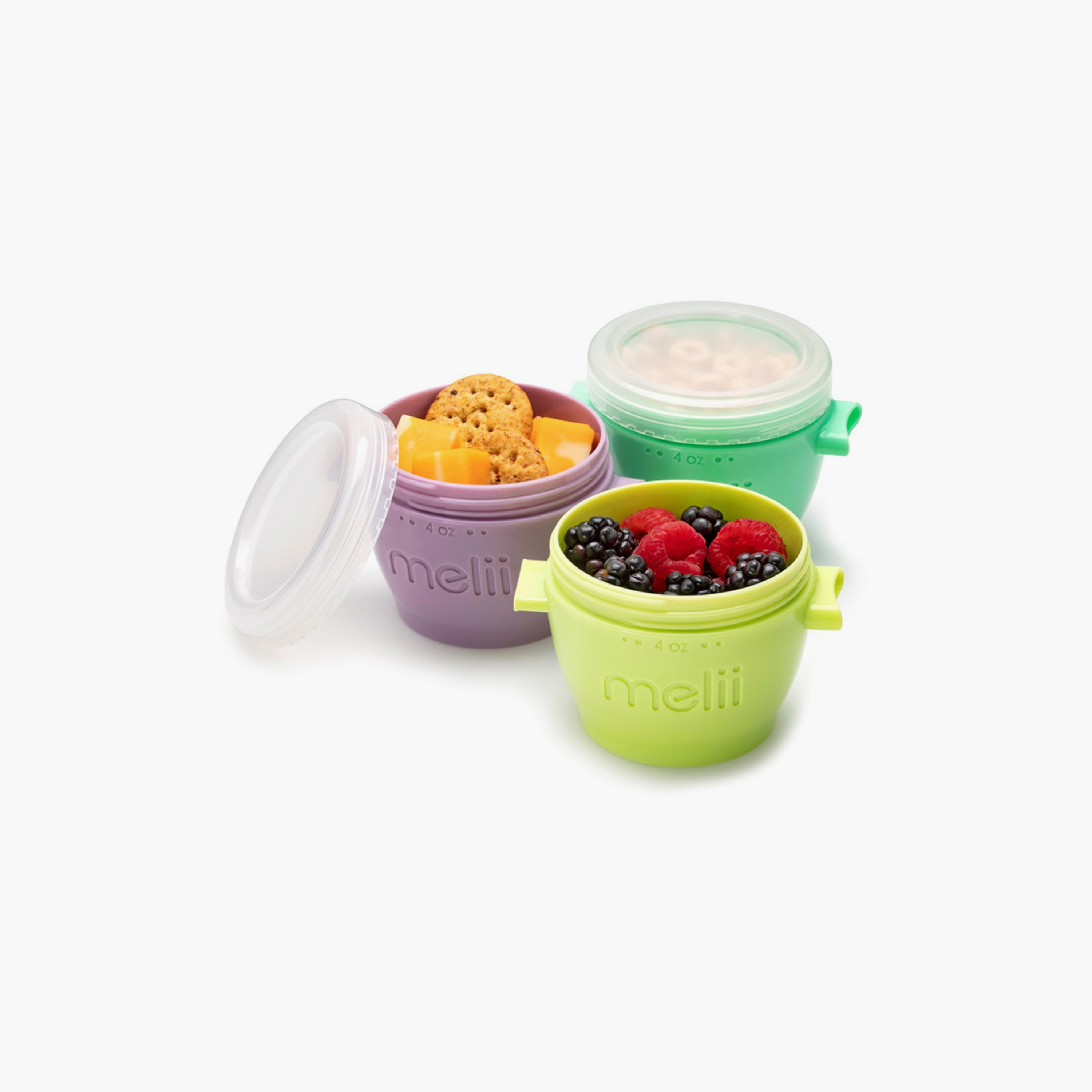 حاوية طعام ميلي سناب آند جو 4 قطع من ميلي - متعددة الألوان - 118 مل-baby-feeding-mealtimeessentials-image-4