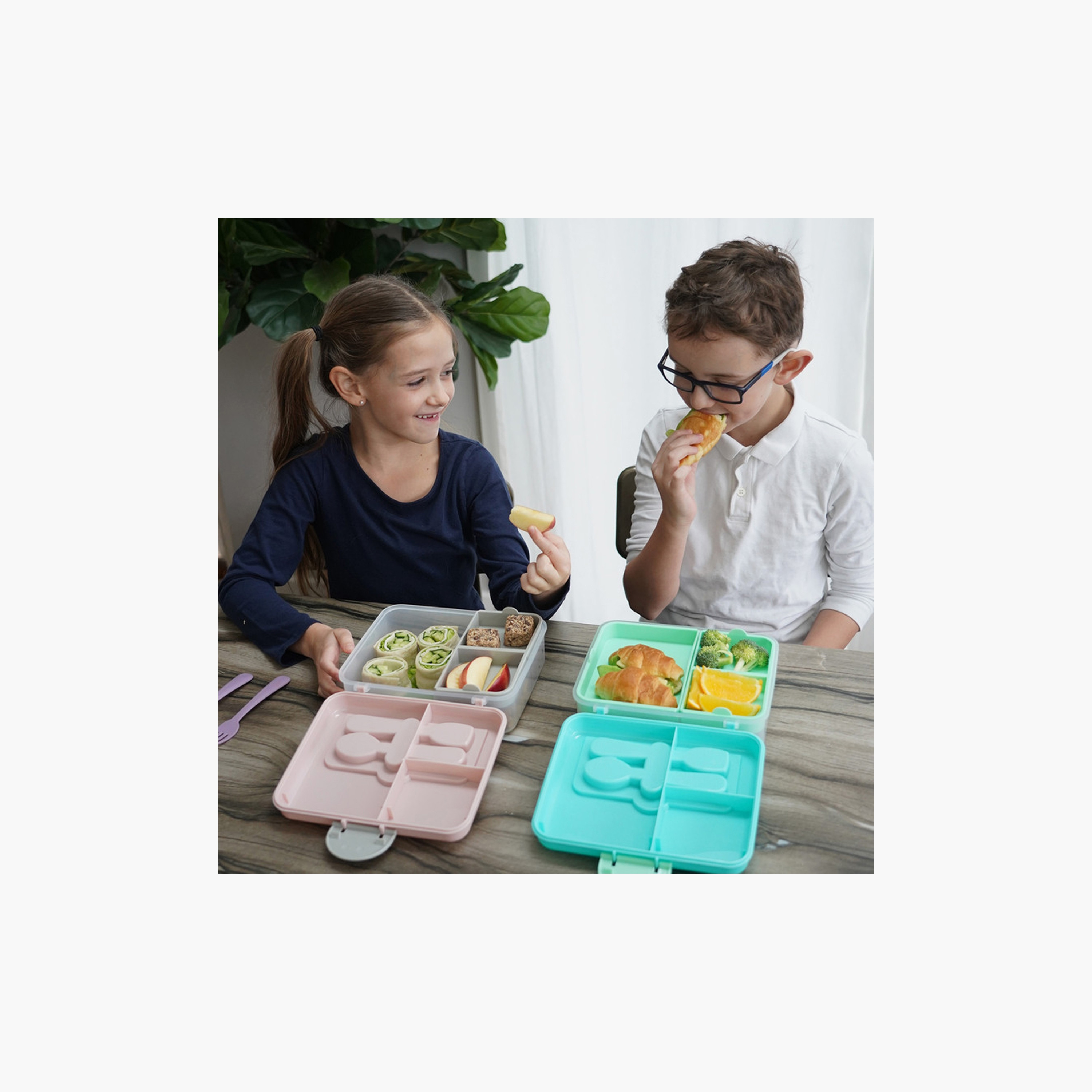 صندوق غداء بينتو طبقتين مع ملعقة وشوكة من ميلي-school-lunchessentials-lunchboxes-image-12