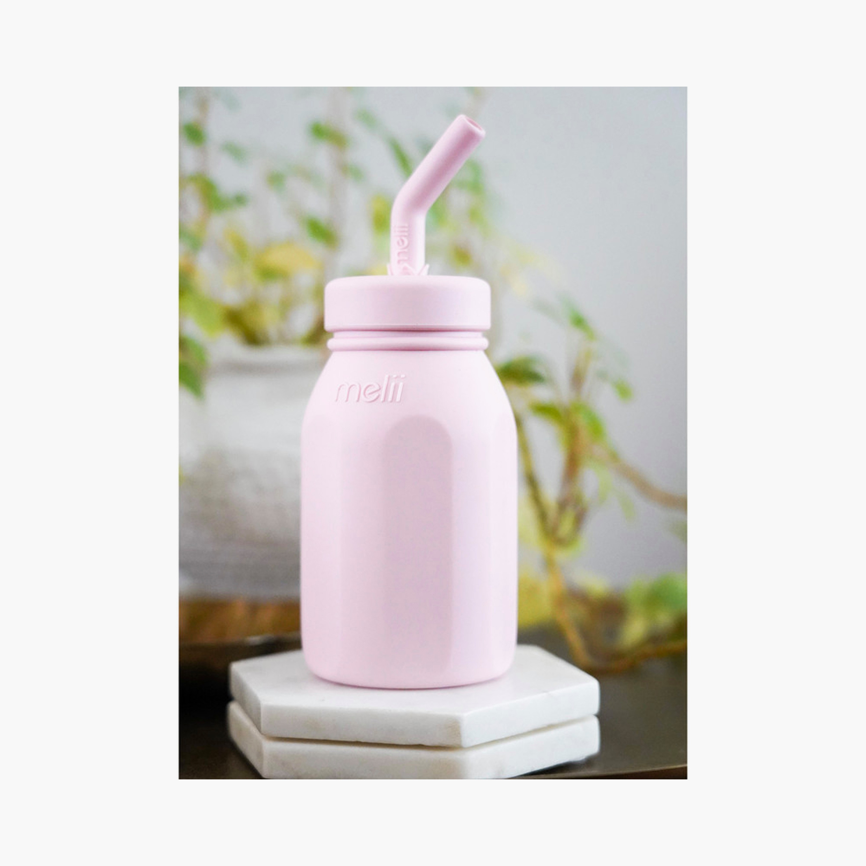 زجاجة مياه سيليكون خالية من مادة BPA مع ماصة من ميلي - 230 مل-school-waterbottles-image-9