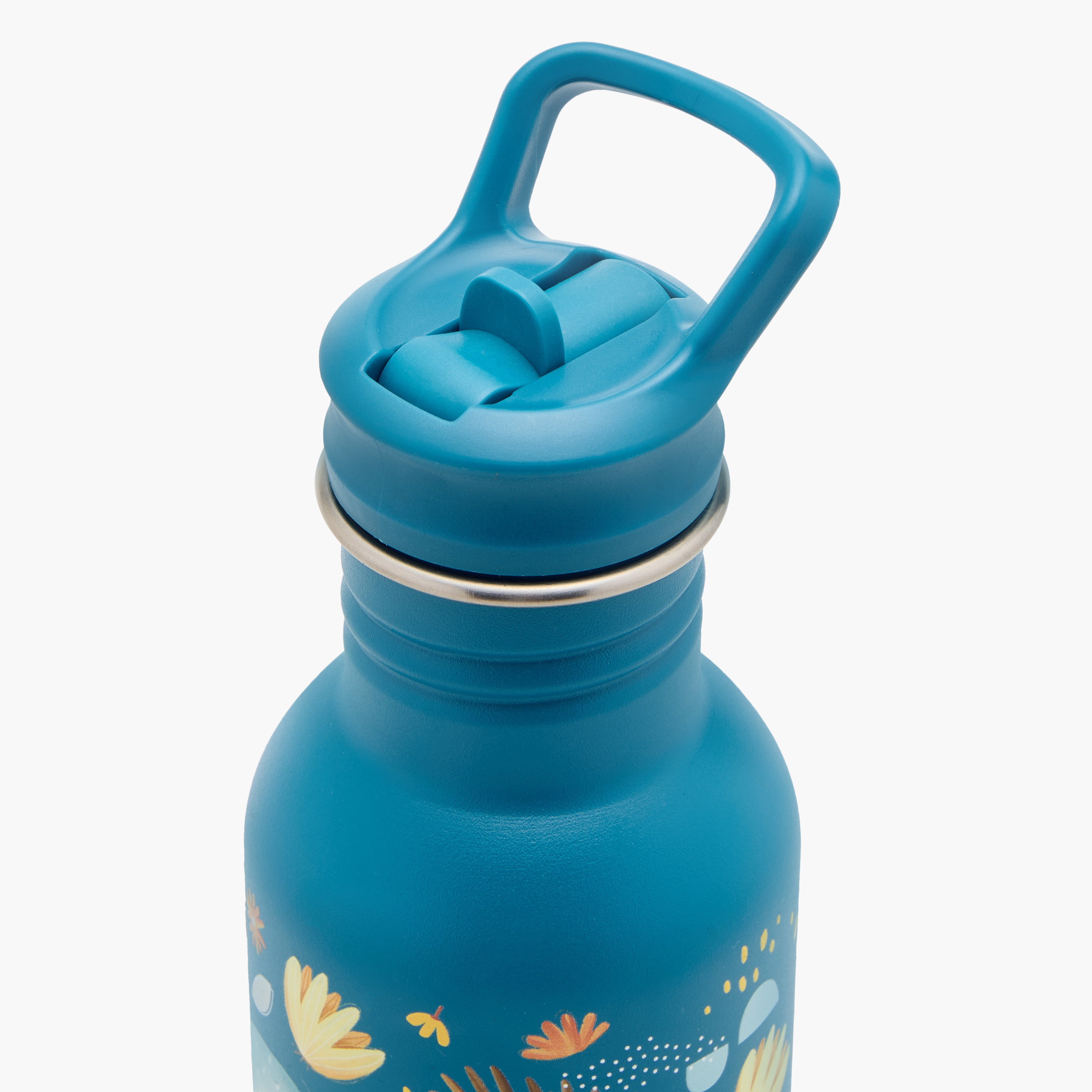 Chewy The Elephant Print Stainless Steel Bottle - 500 ml-baby-feeding-mealtimeessentials-image-3