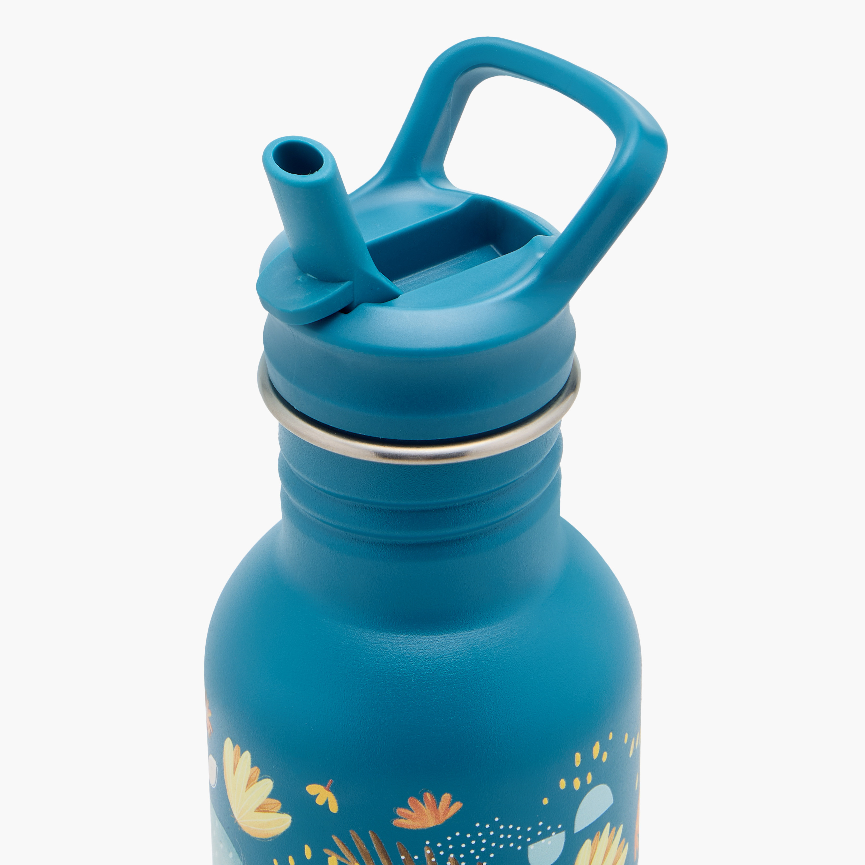 Chewy The Elephant Print Stainless Steel Bottle - 500 ml-baby-feeding-mealtimeessentials-image-4