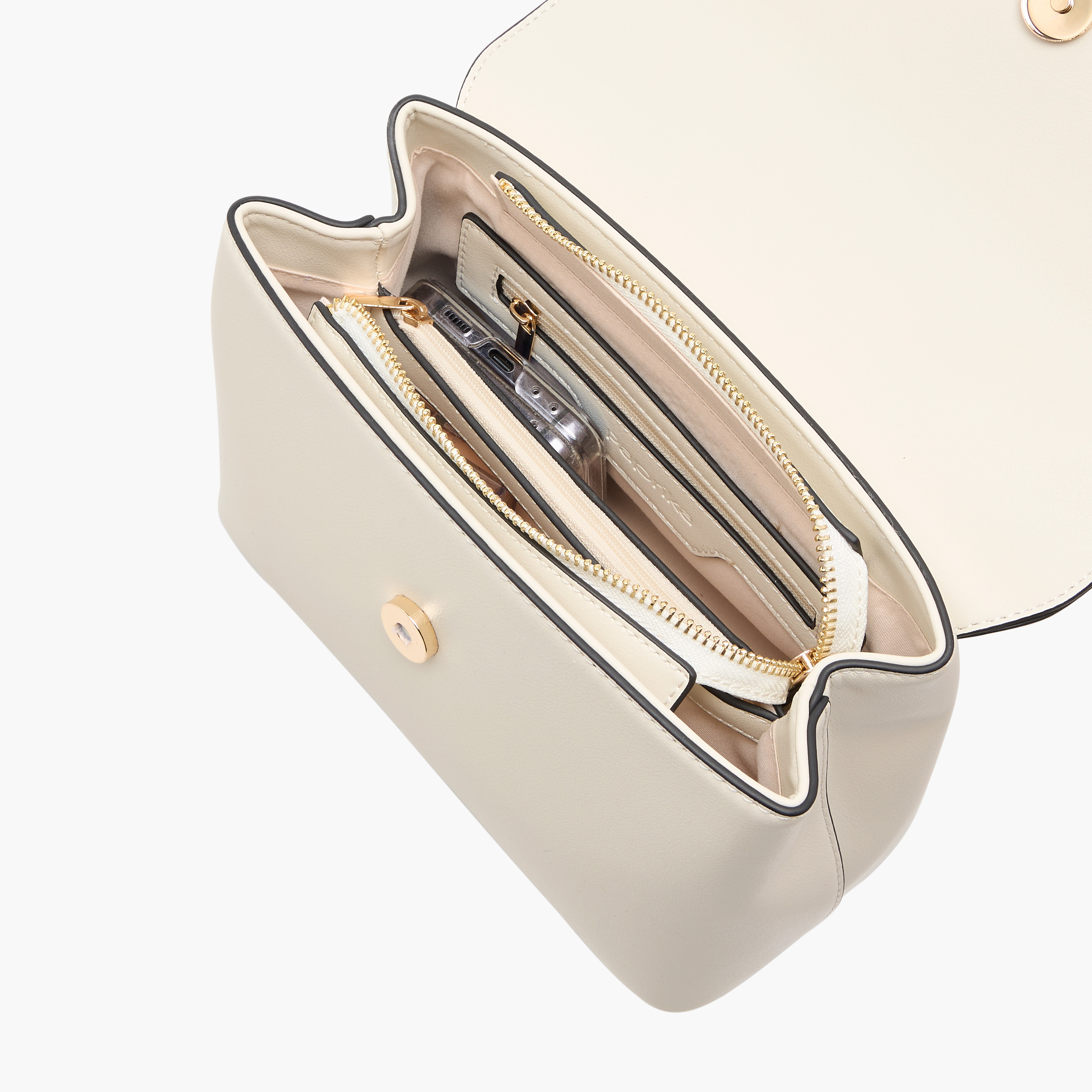 Paprika Solid Satchel Bag with Detachable Strap and Button Closure-women-bagsandwallets-handbags-image-7
