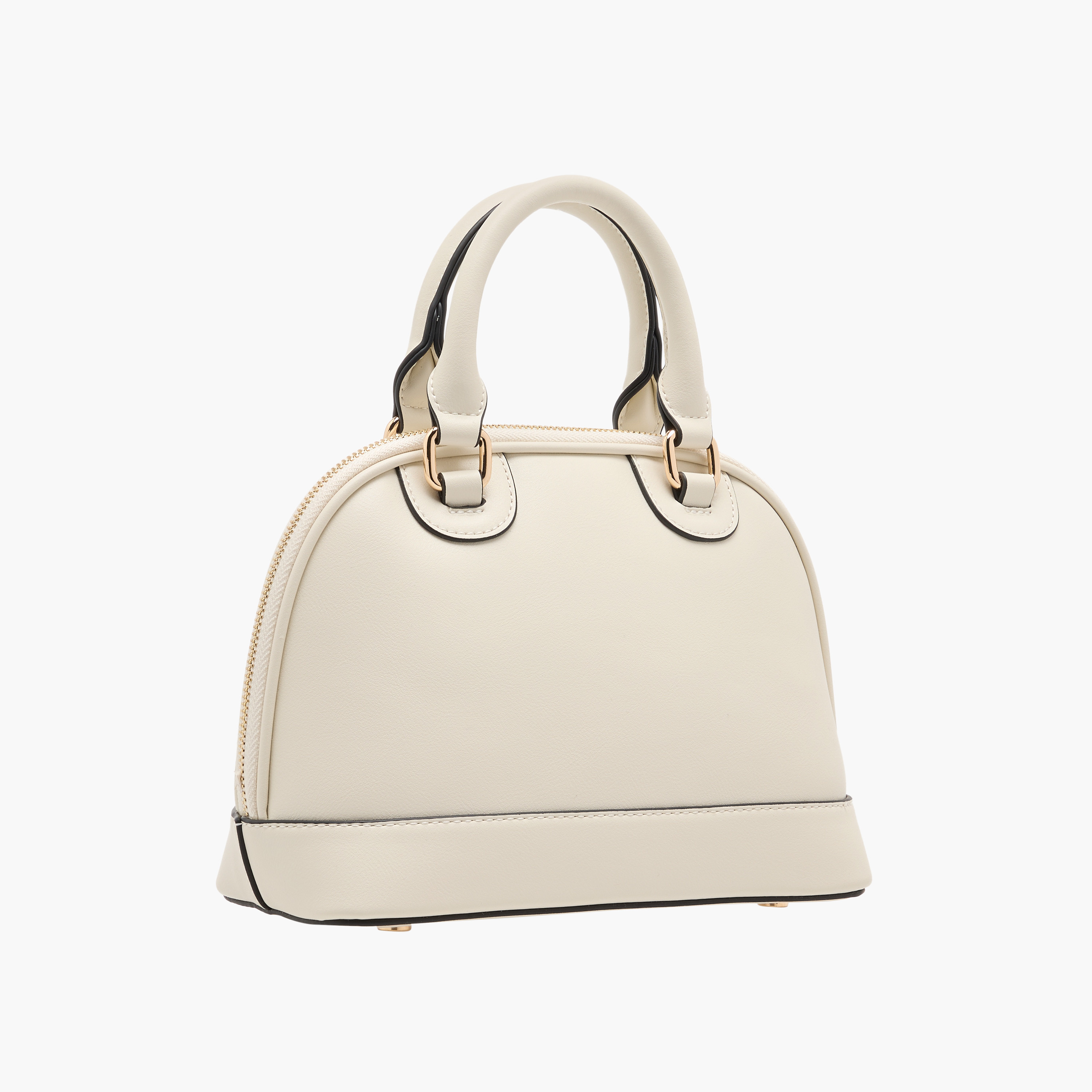 Paprika Solid Tote Bag with Detachable Strap and Zip Closure-women-bagsandwallets-handbags-image-3