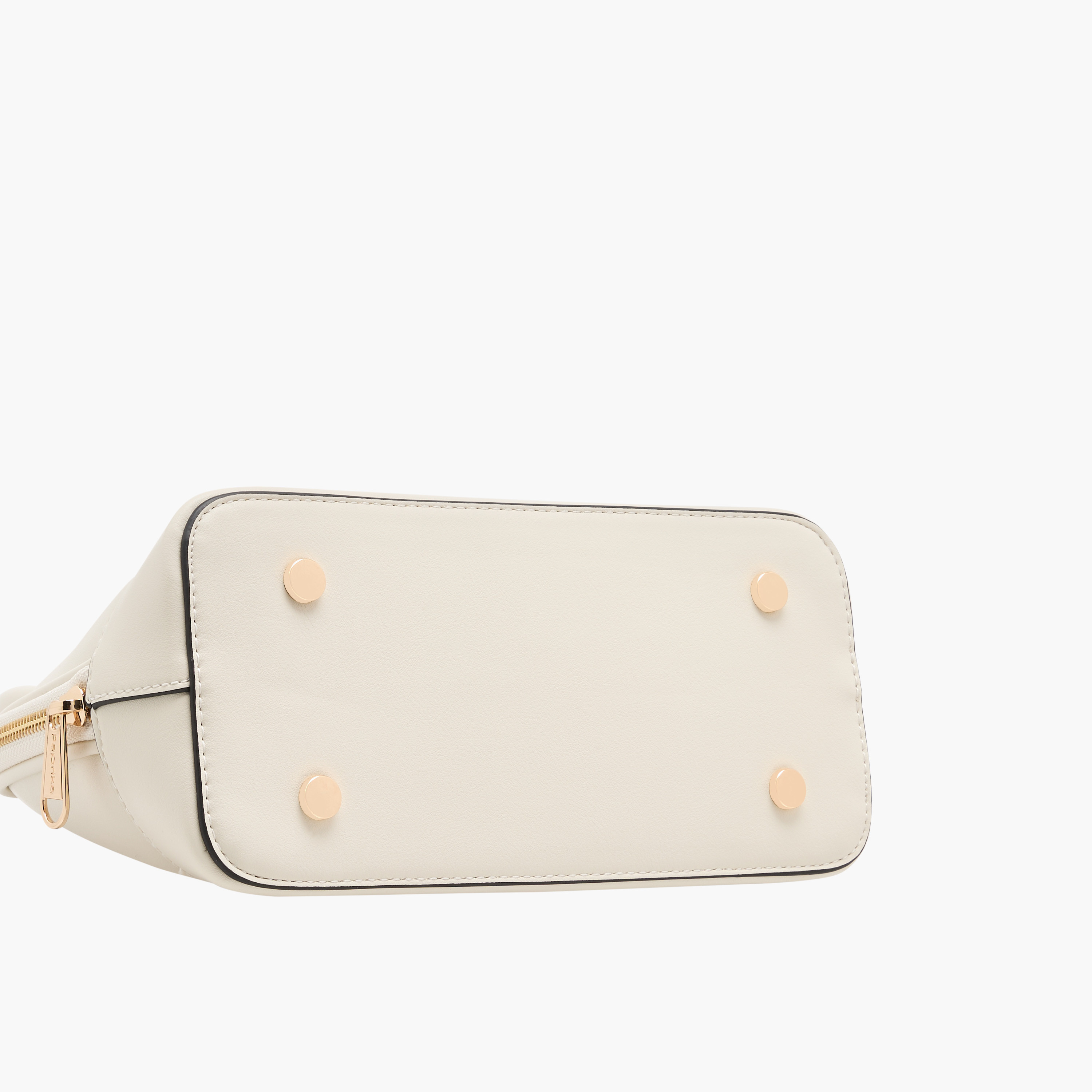 Paprika Solid Tote Bag with Detachable Strap and Zip Closure-women-bagsandwallets-handbags-image-6