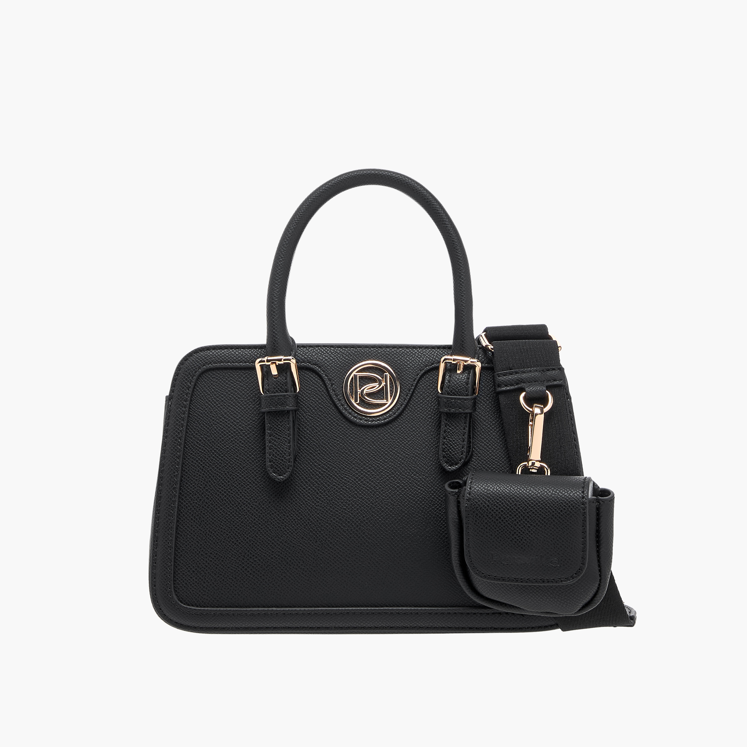 Paprika Solid Tote Bag with Double Handles and Detachable Coin Purse-women-bagsandwallets-handbags-image-1