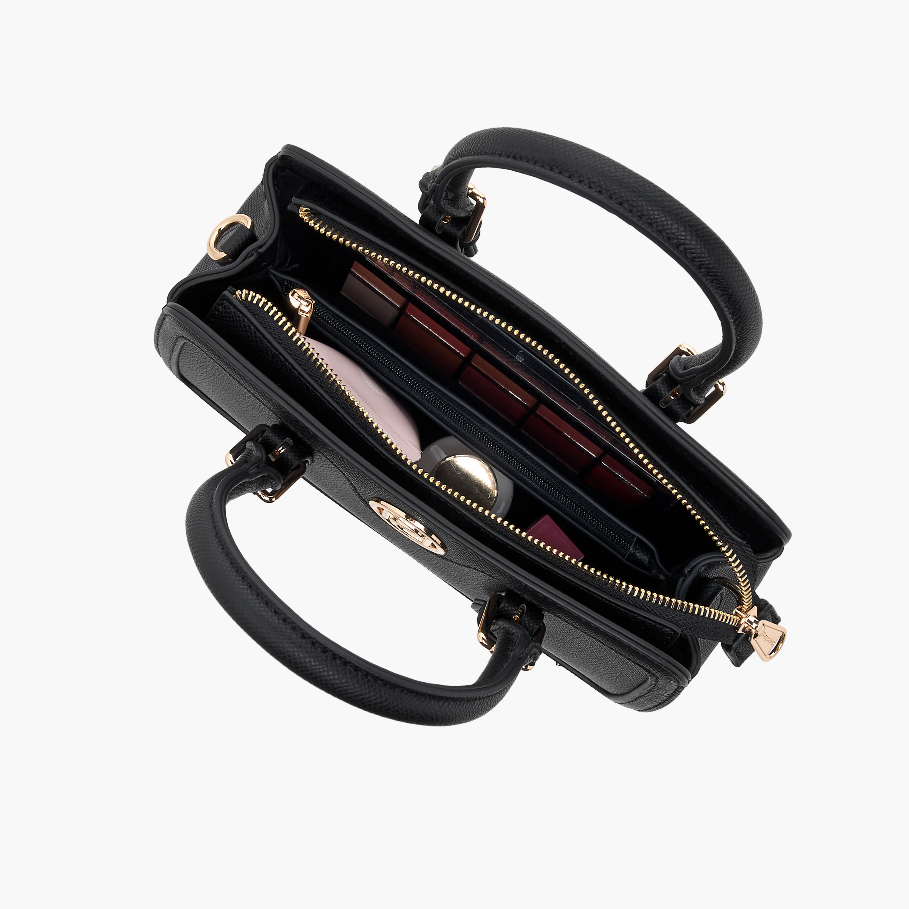 Paprika Solid Tote Bag with Double Handles and Detachable Coin Purse-women-bagsandwallets-handbags-image-7