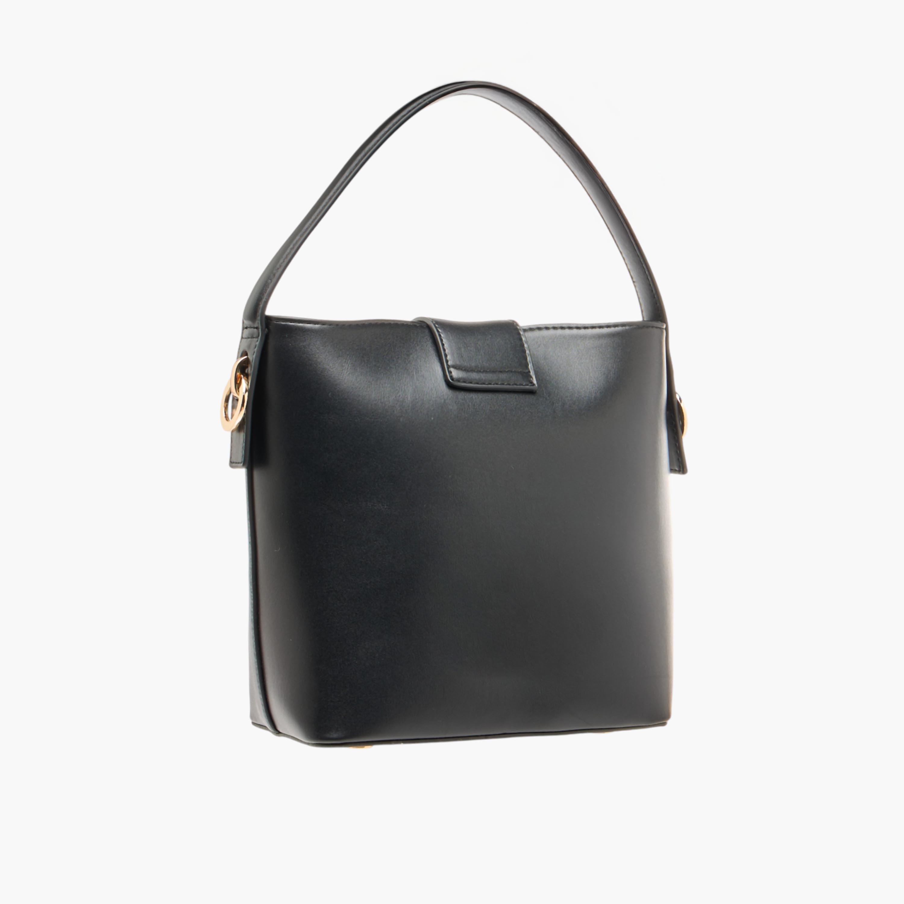 شنطة كروس بودي سادة بحزام قابل للفصل وطيّة إغلاق من بابريكا-women-bagsandwallets-handbags-image-3