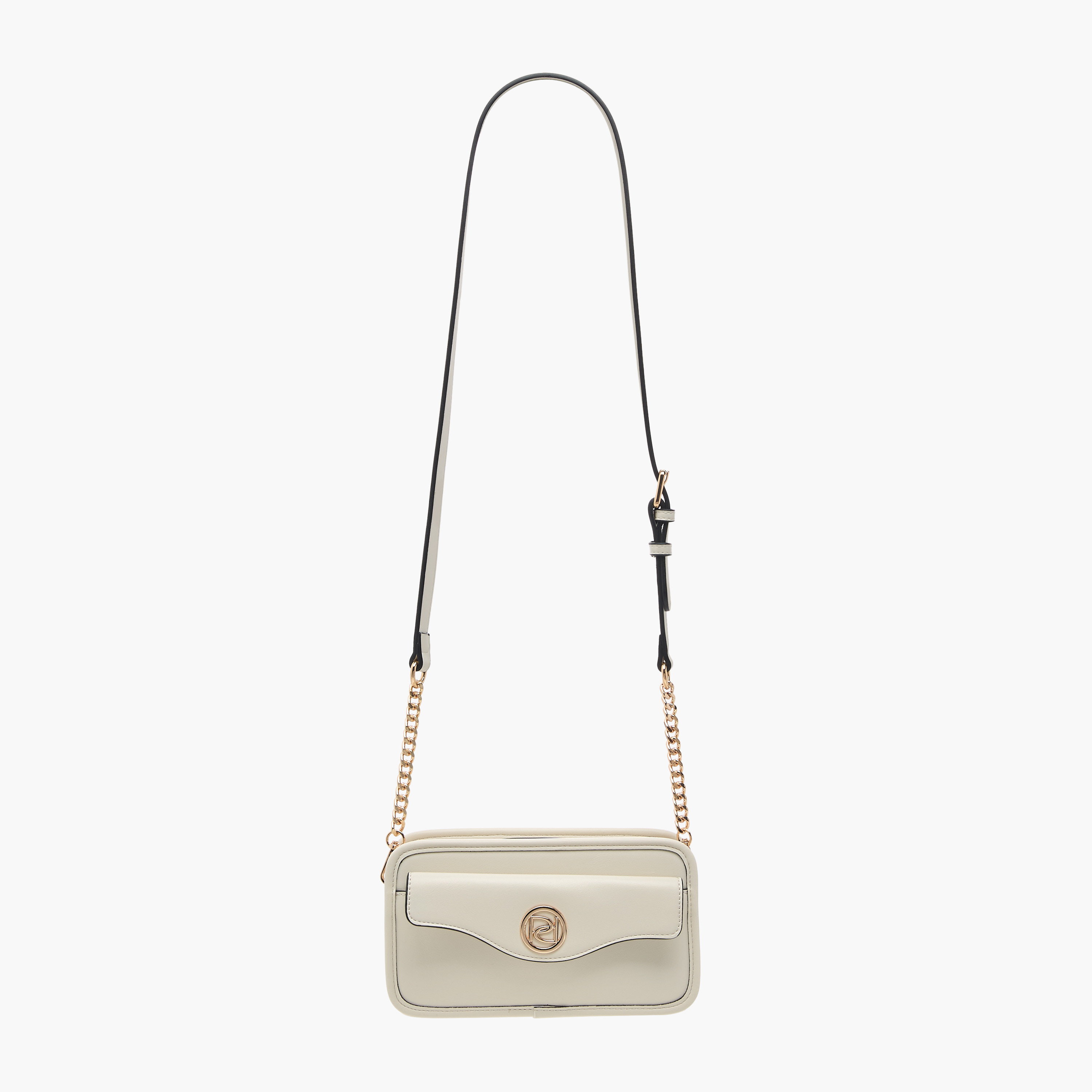 Paprika Metal Accent Crossbody Bag with Zip Closure and Detachable Strap-women-bagsandwallets-handbags-image-2