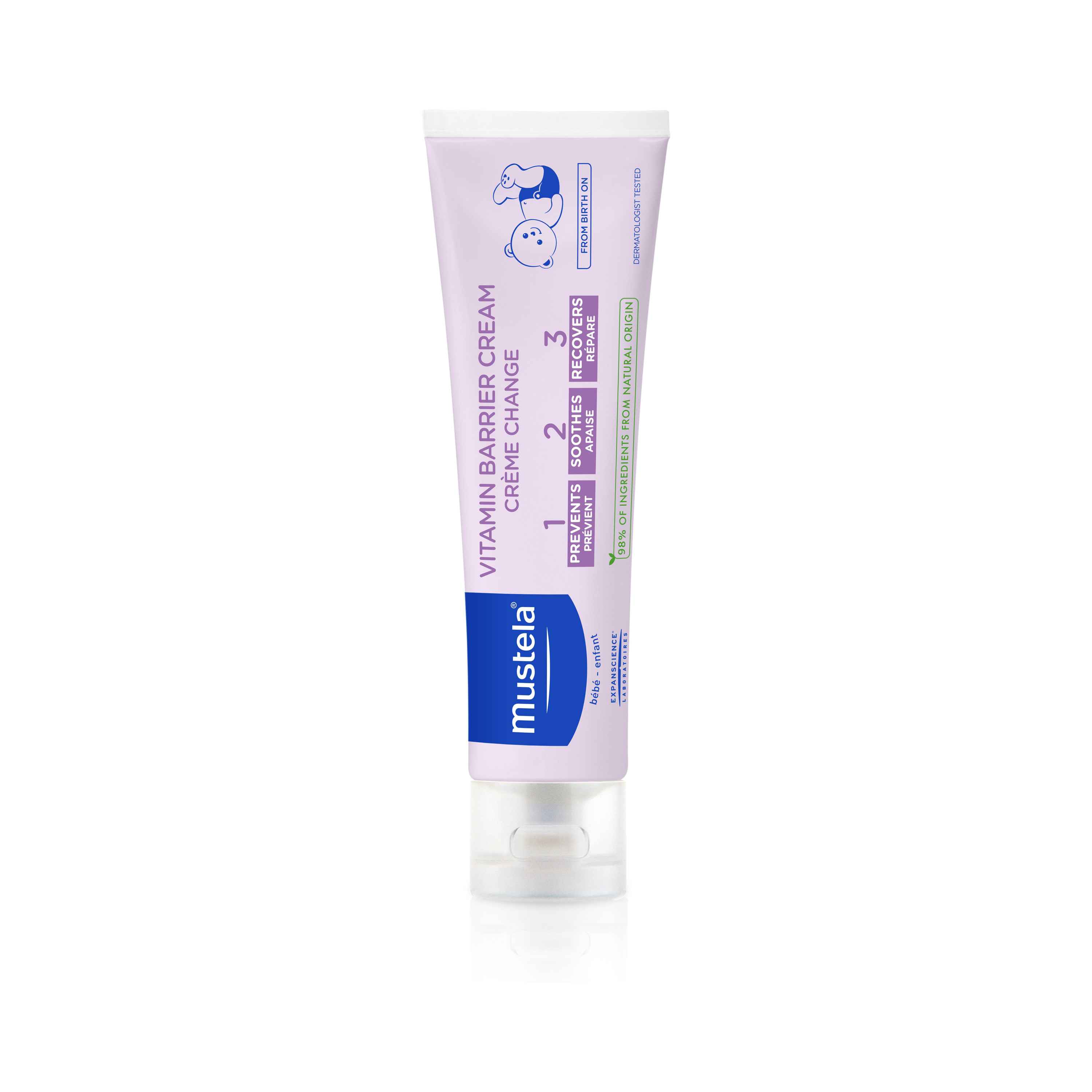 Mustela Vitamin Barrier 123 Cream - 50 ml-baby-bathandcare-hairbodyskincare-lotionsandcreams-image-1
