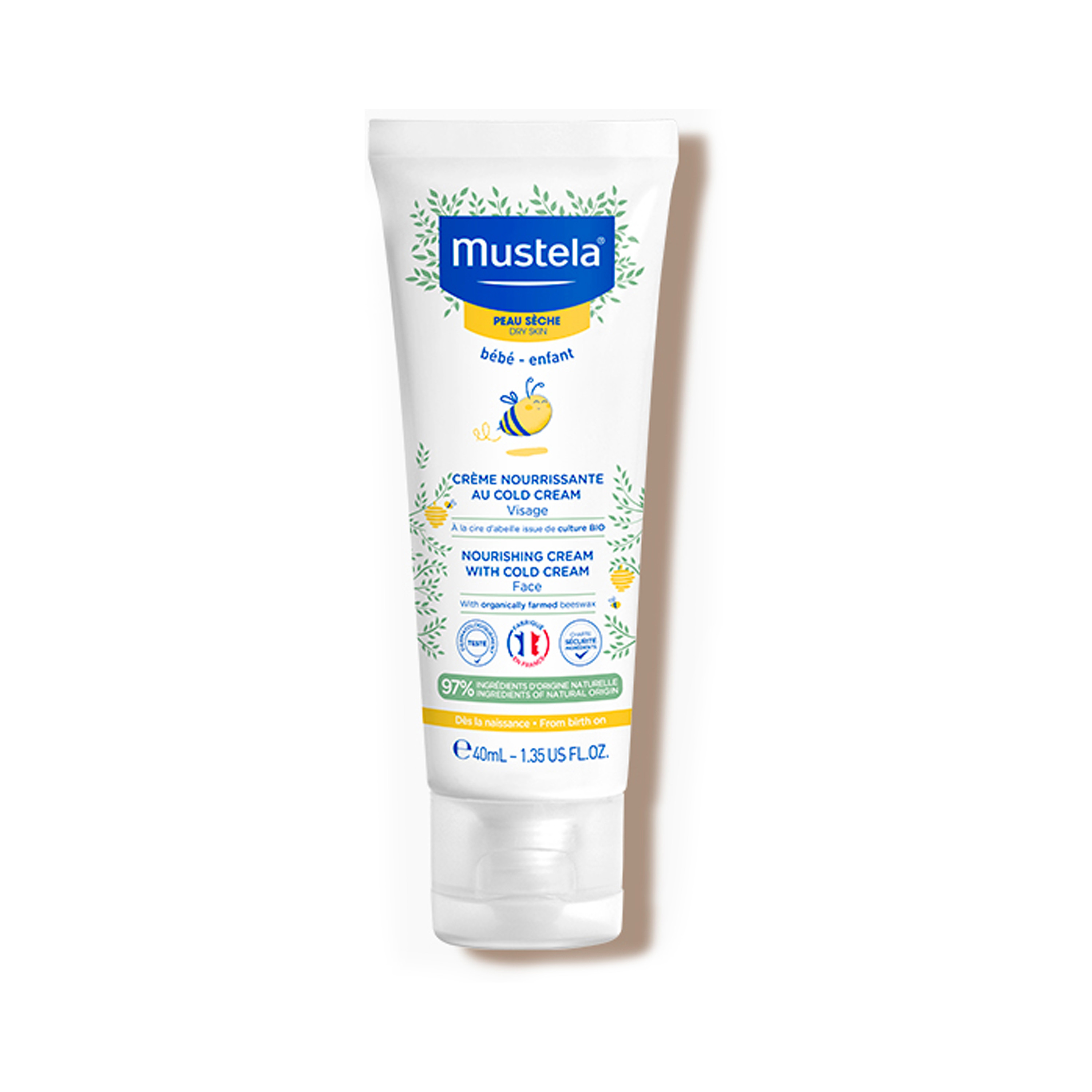 Mustela Nourishing Cream With Cold Cream - 40 ml-baby-bathandcare-hairbodyskincare-lotionsandcreams-image-1