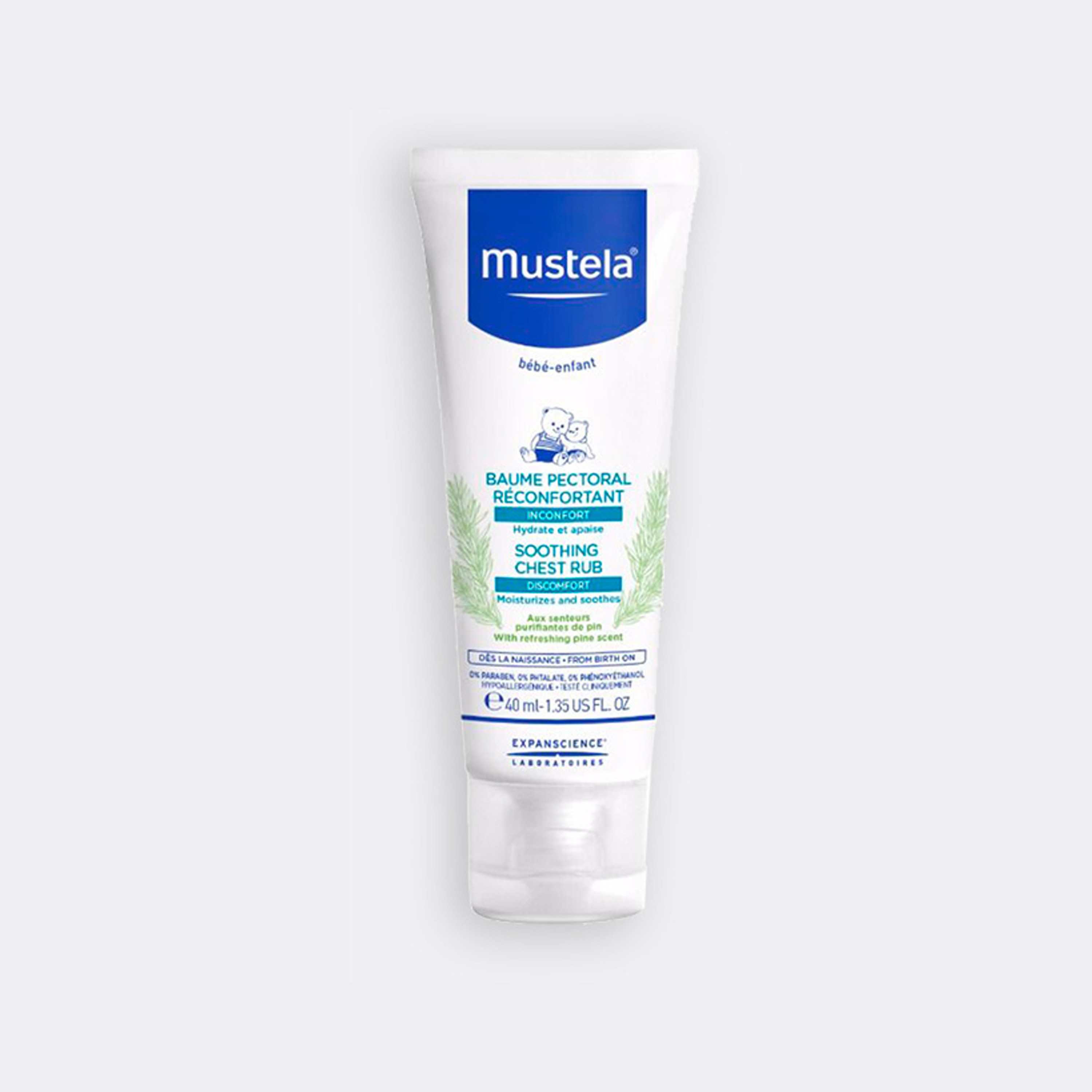 Mustela Soothing Chest Rub - 40 ml-baby-bathandcare-hairbodyskincare-image-1