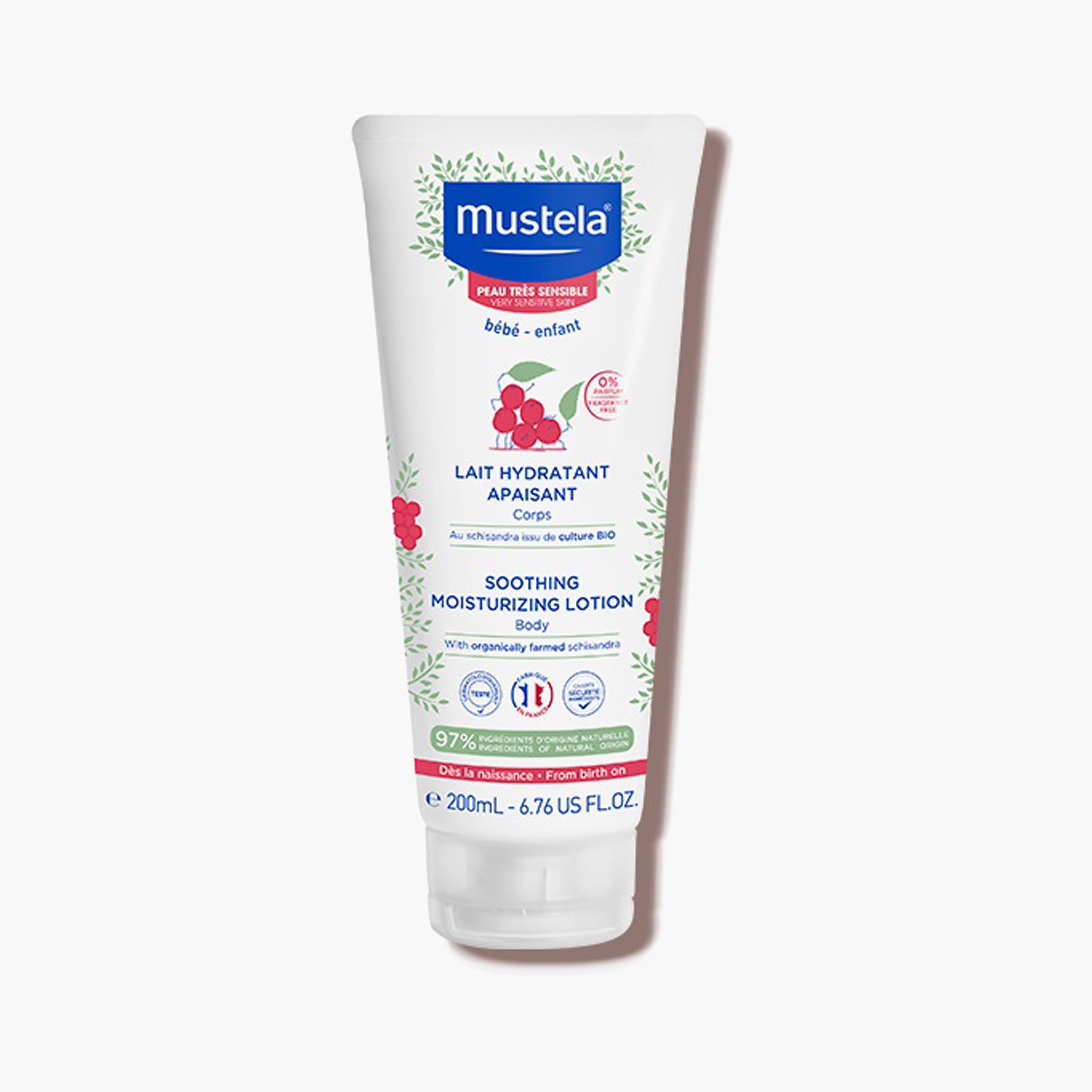 Mustela Soothing Moisturizing Lotion - 200 ml-baby-bathandcare-hairbodyskincare-lotionsandcreams-image-1