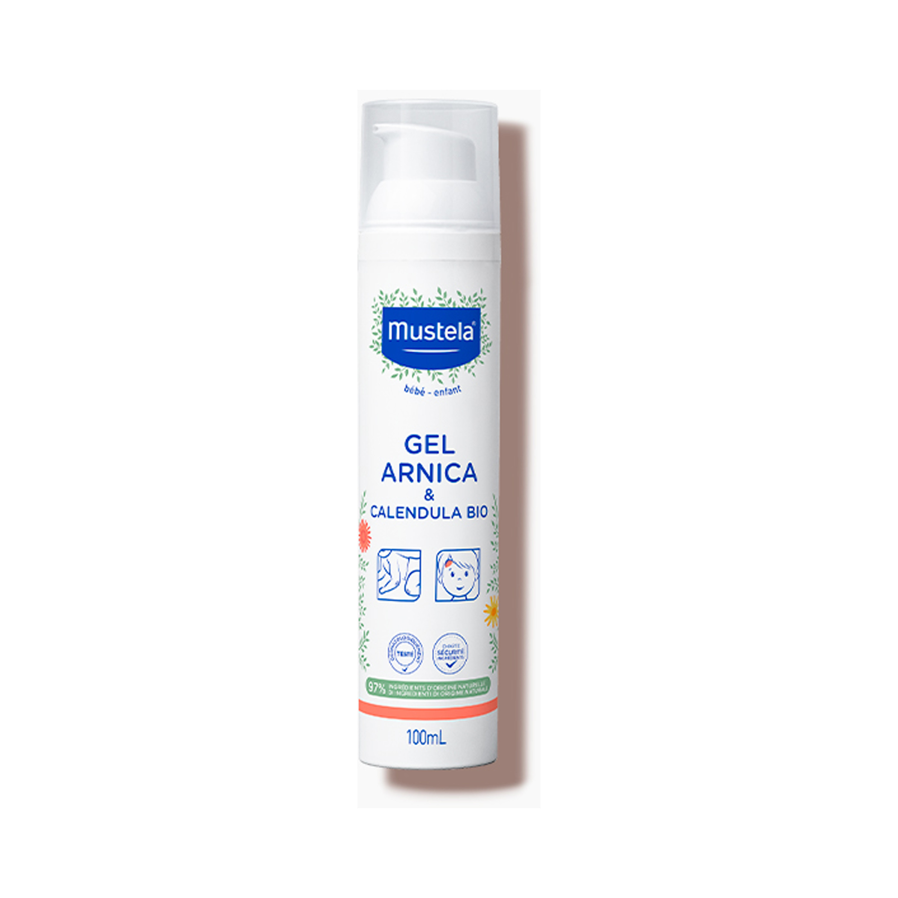 جل أرنيكا مع آذريون عضوي من موستيلا - 100 مل-baby-bathandcare-hairbodyskincare-image-1