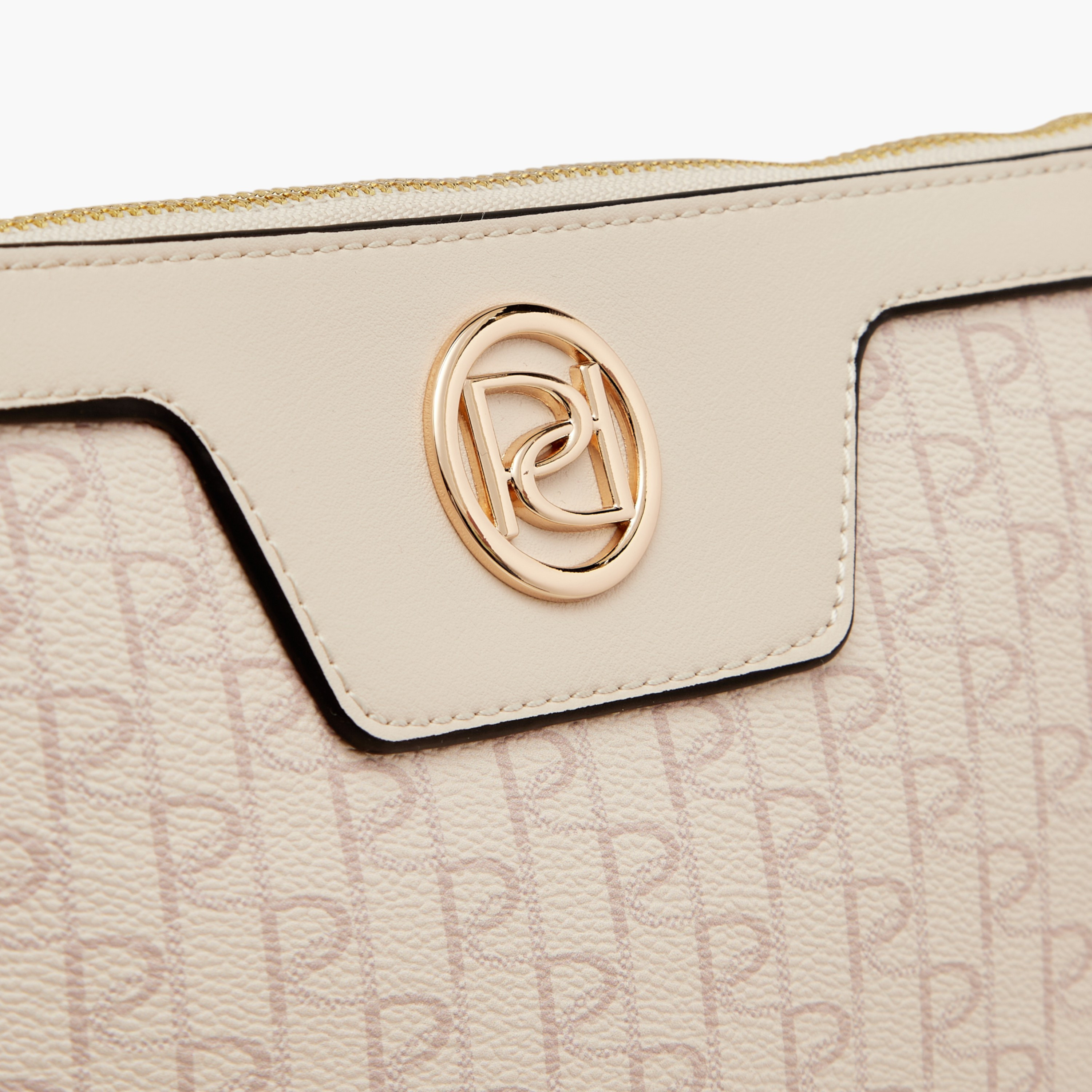 Paprika Monogram Print Clutch with Zip Closure-women-bagsandwallets-handbags-image-3