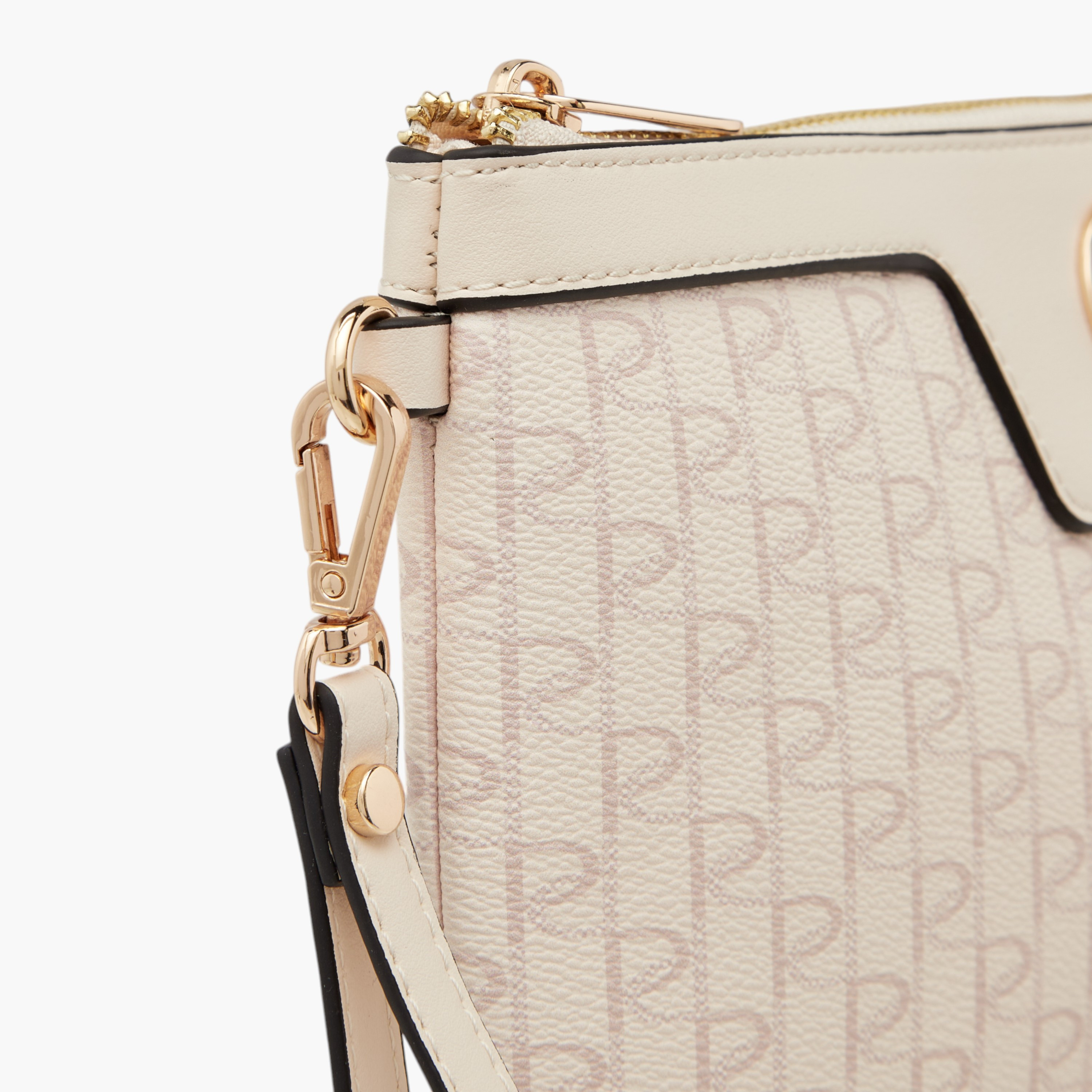 Paprika Monogram Print Clutch with Zip Closure-women-bagsandwallets-handbags-image-4