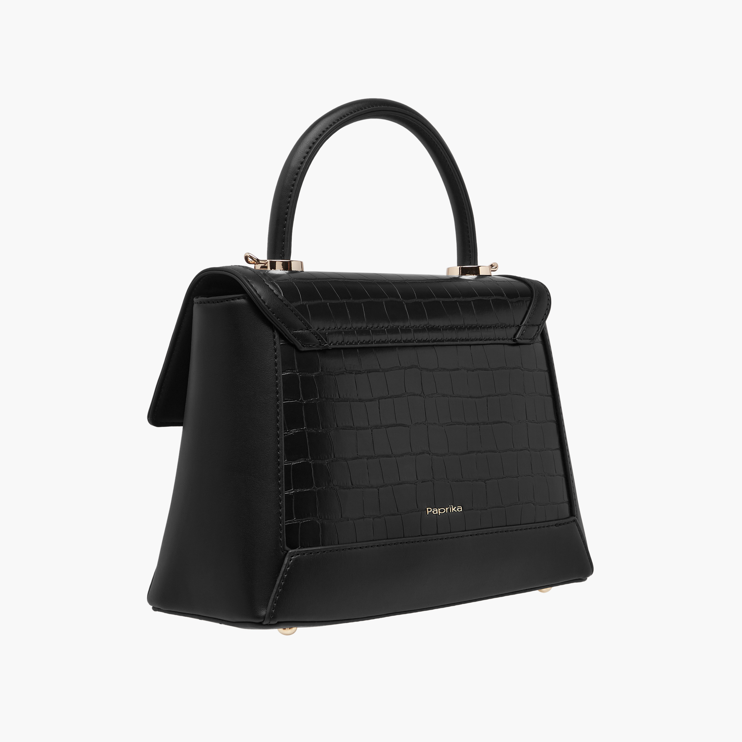 شنطة ساتشيل بارزة الملمس بحزام قابل للفصل وطية إغلاق من بابريكا-women-bagsandwallets-handbags-image-3