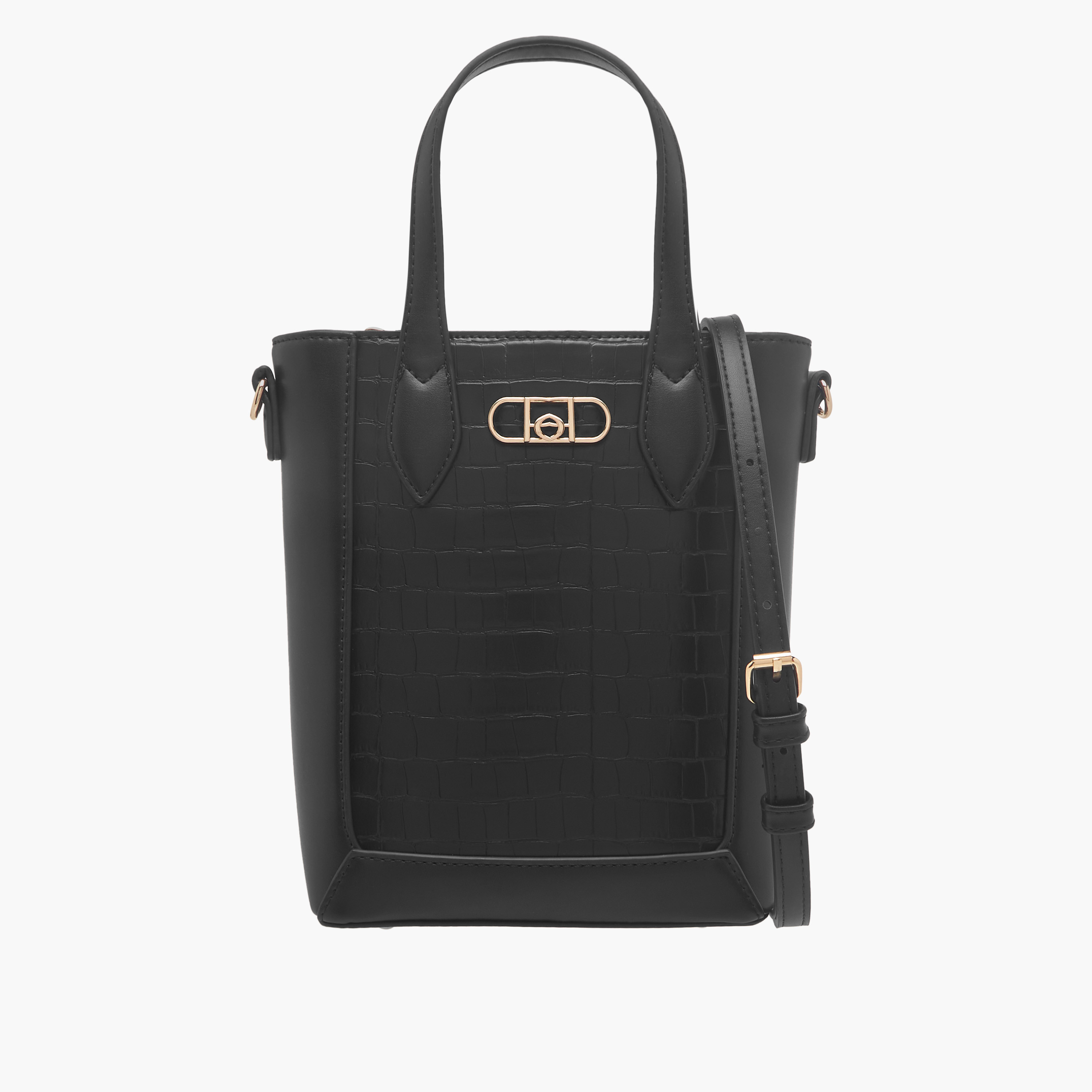 شنطة توتي بارزة الملمس بمقبض مزدوج وسحاب إغلاق من بابريكا-women-bagsandwallets-handbags-image-1