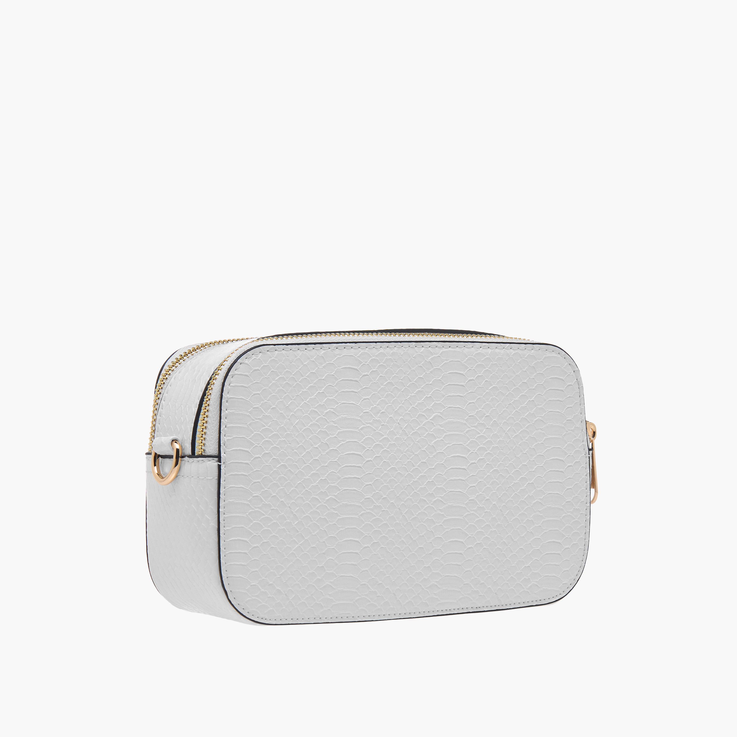 شنطة كروس بودي بارزة الملمس بحزام سلسلة وسحاب إغلاق من بابريكا-women-bagsandwallets-handbags-image-3