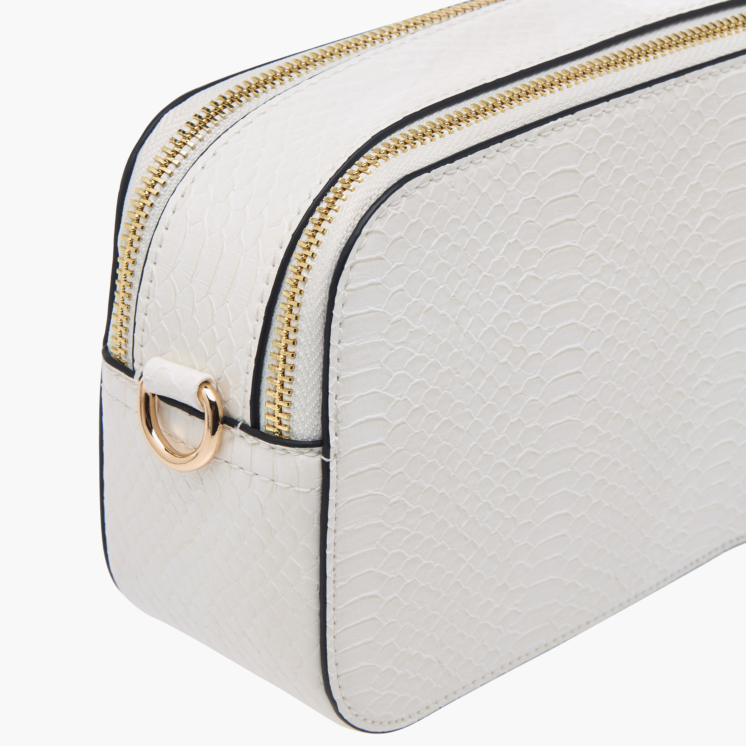 شنطة كروس بودي بارزة الملمس بحزام سلسلة وسحاب إغلاق من بابريكا-women-bagsandwallets-handbags-image-5