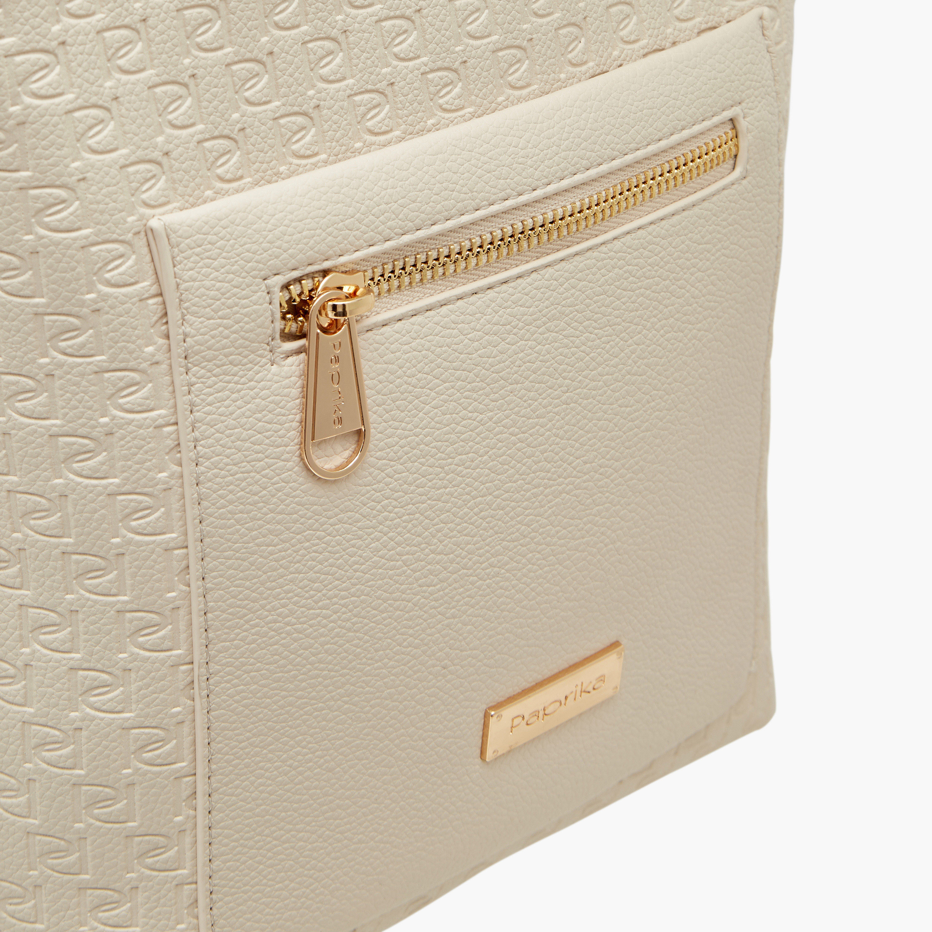 Paprika Monogram Embossed Crossbody Bag with Adjustable Strap-women-bagsandwallets-handbags-image-4