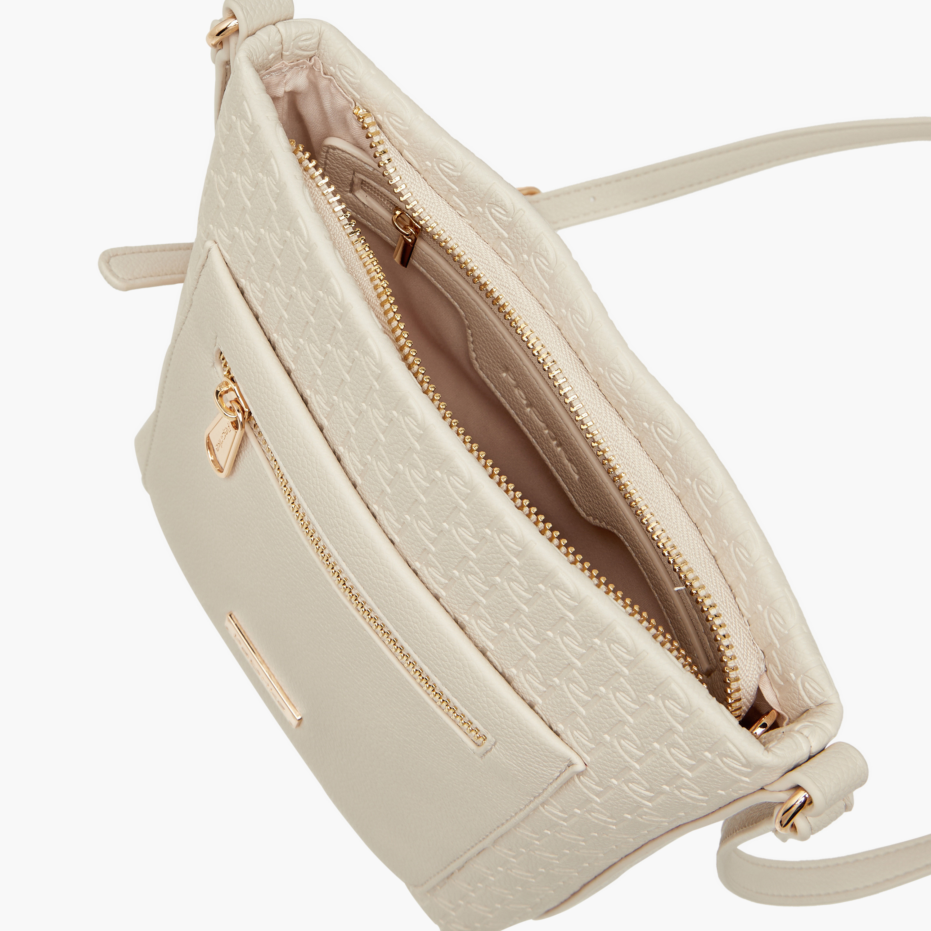 Paprika Monogram Embossed Crossbody Bag with Adjustable Strap-women-bagsandwallets-handbags-image-6