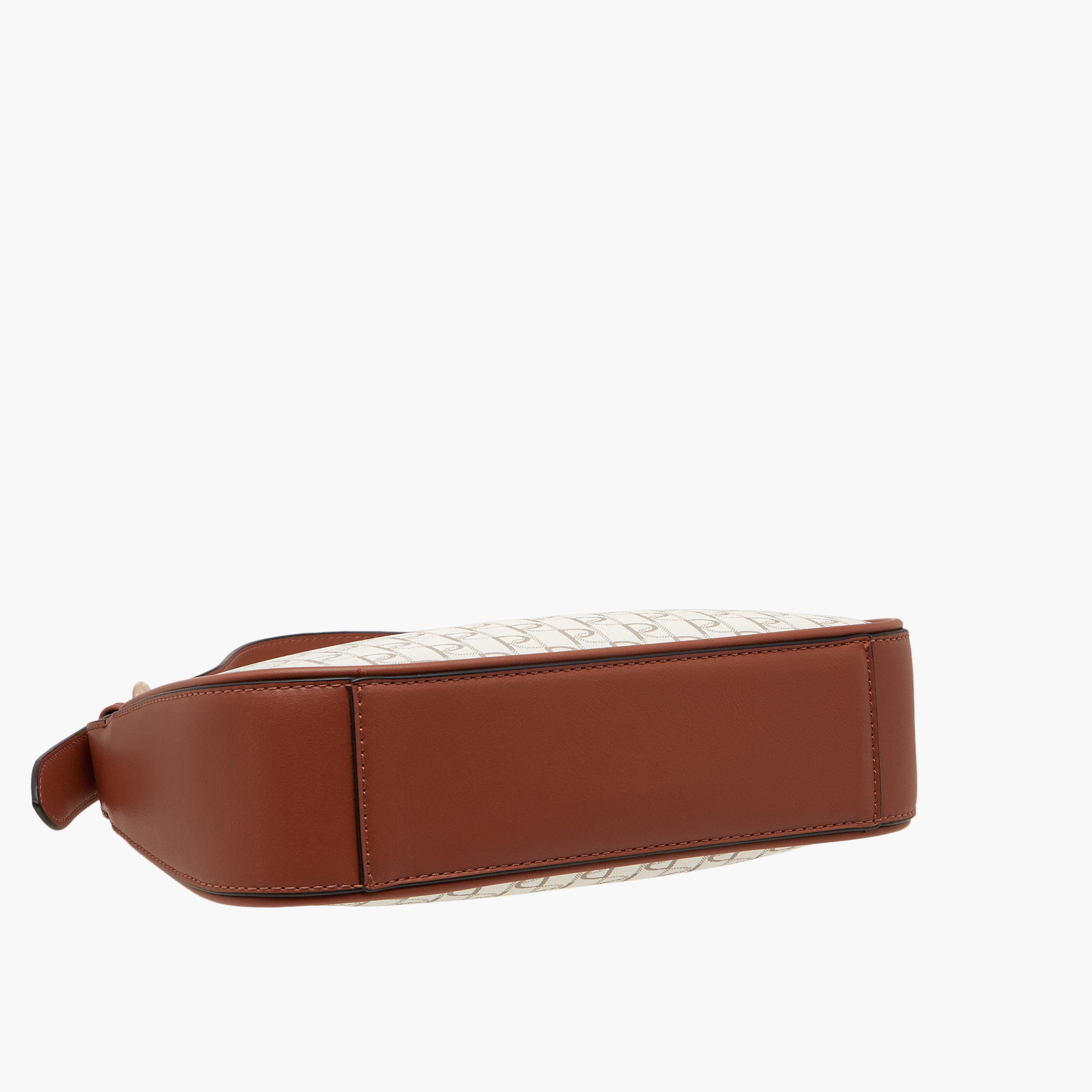 Paprika Monogram Print Shoulder Bag with Zip Closure-women-bagsandwallets-handbags-image-6