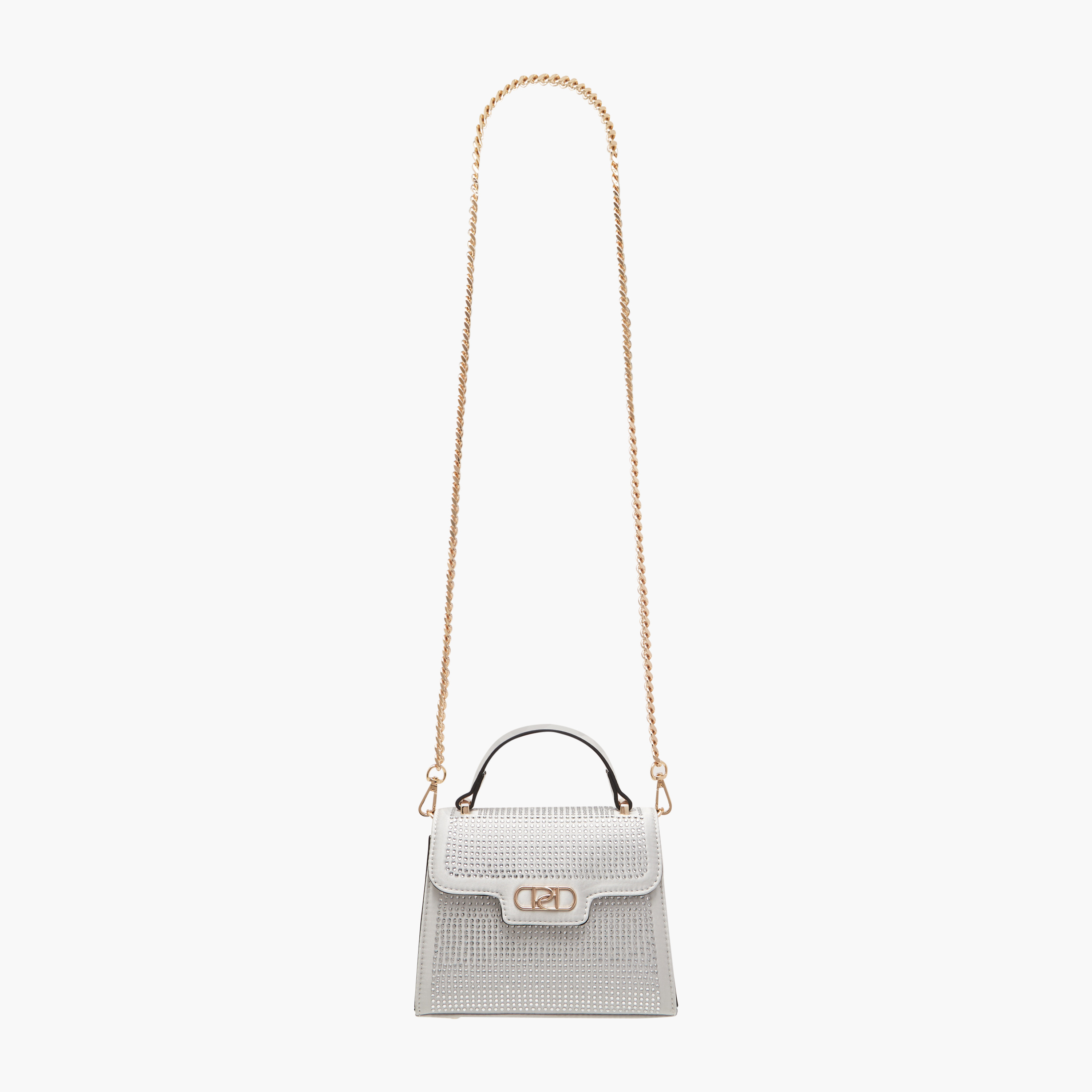 شنطة ساتشيل مزينة بحزام قابل للفصل وطية إغلاق من بابريكا-women-bagsandwallets-handbags-image-2