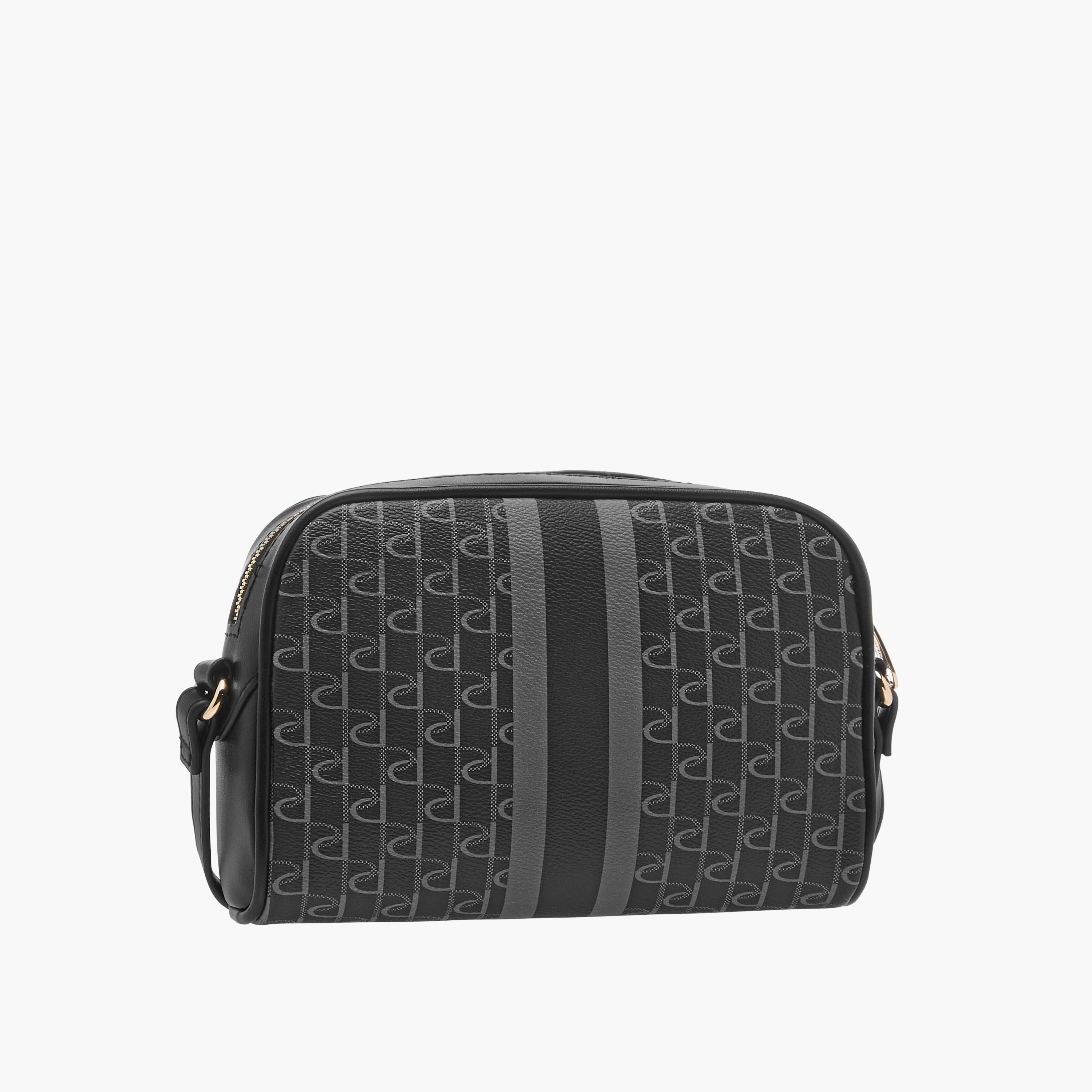 Paprika Monogram Print Crossbody Bag with Adjustable Strap and Zip Closure-women-bagsandwallets-handbags-image-3