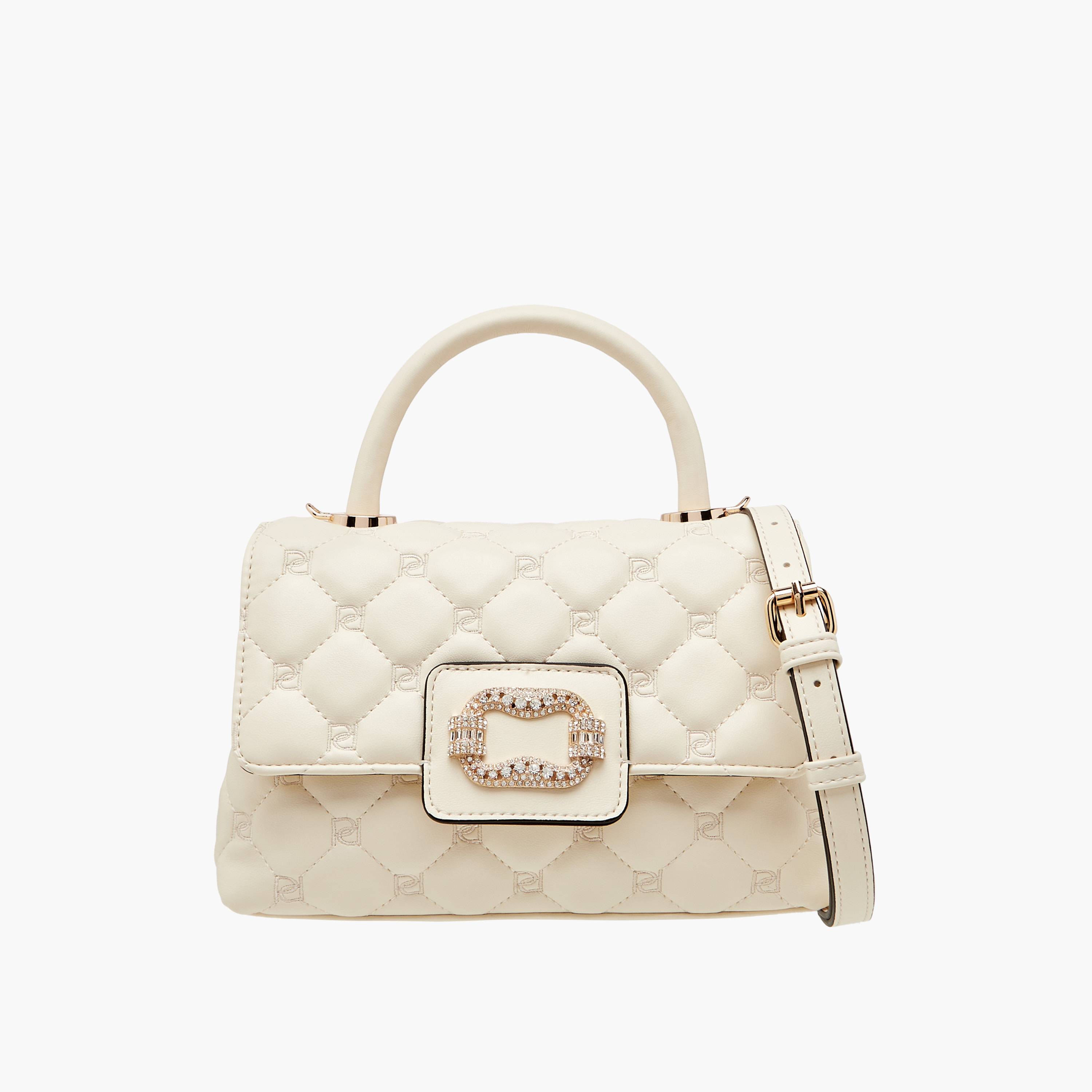 شنطة ساتشيل مبطنة بحزام قابل للفصل وطية إغلاق من بابريكا-women-bagsandwallets-handbags-image-1