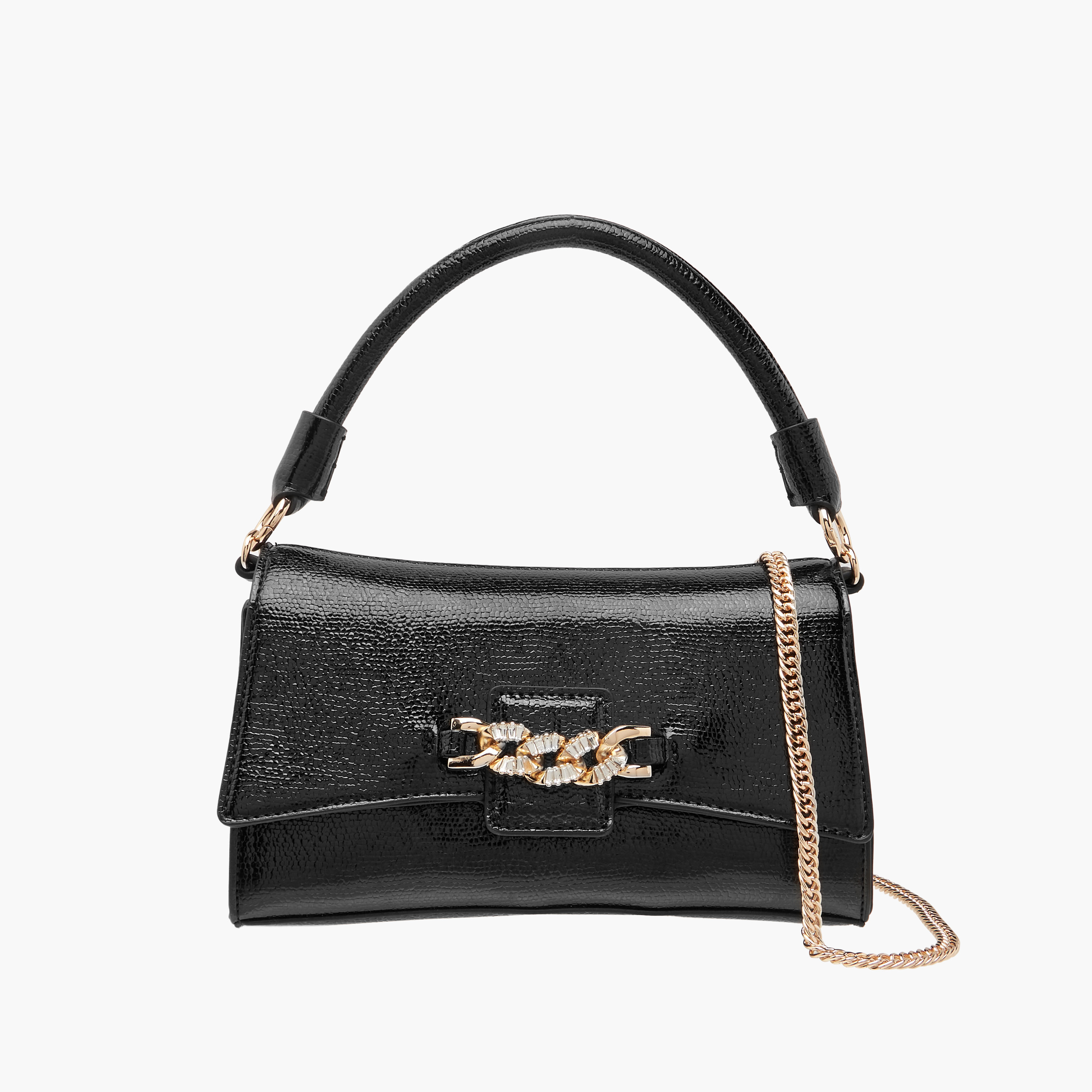 شنطة ساتشيل مزينة بحزام سلسلة وزر إغلاق مغناطيسي من بابريكا-women-bagsandwallets-handbags-image-1
