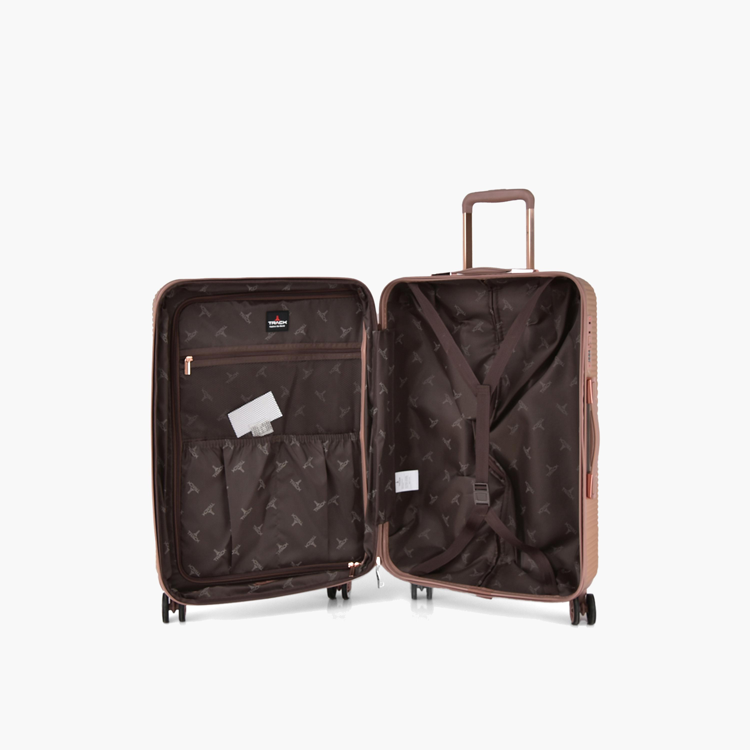 تراك-  طقم شنط سفر 4 قطع صلبة من مادة ABS بأربع عجلات مع قفل برمز  | HK304/4P-travel-luggagesandbags-luggage-image-9