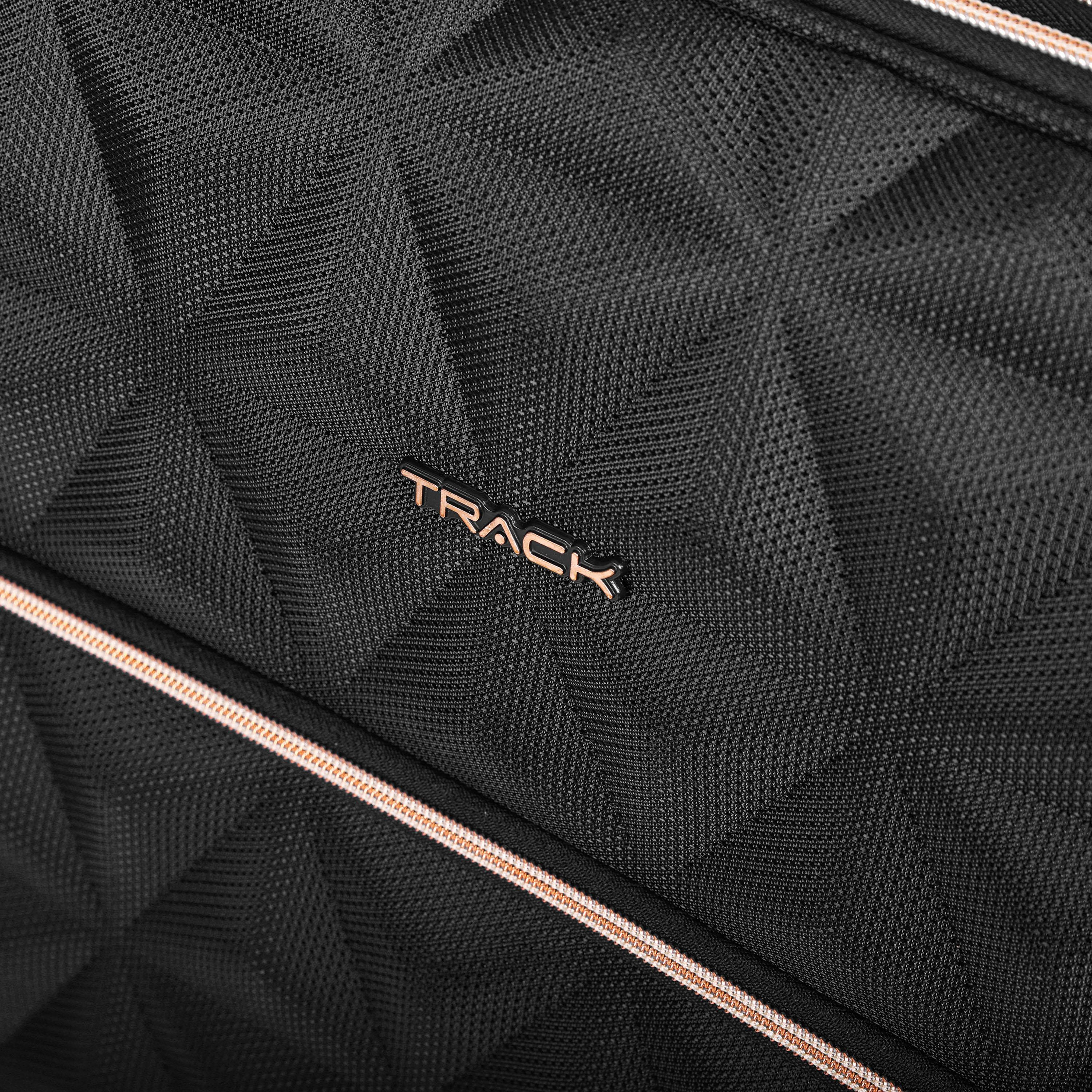 Track Set of 3 Textile Softcase 4-Wheeler Spinner Luggage Bags with Combination Lock | LG004/3P-travel-luggagesandbags-luggage-image-12