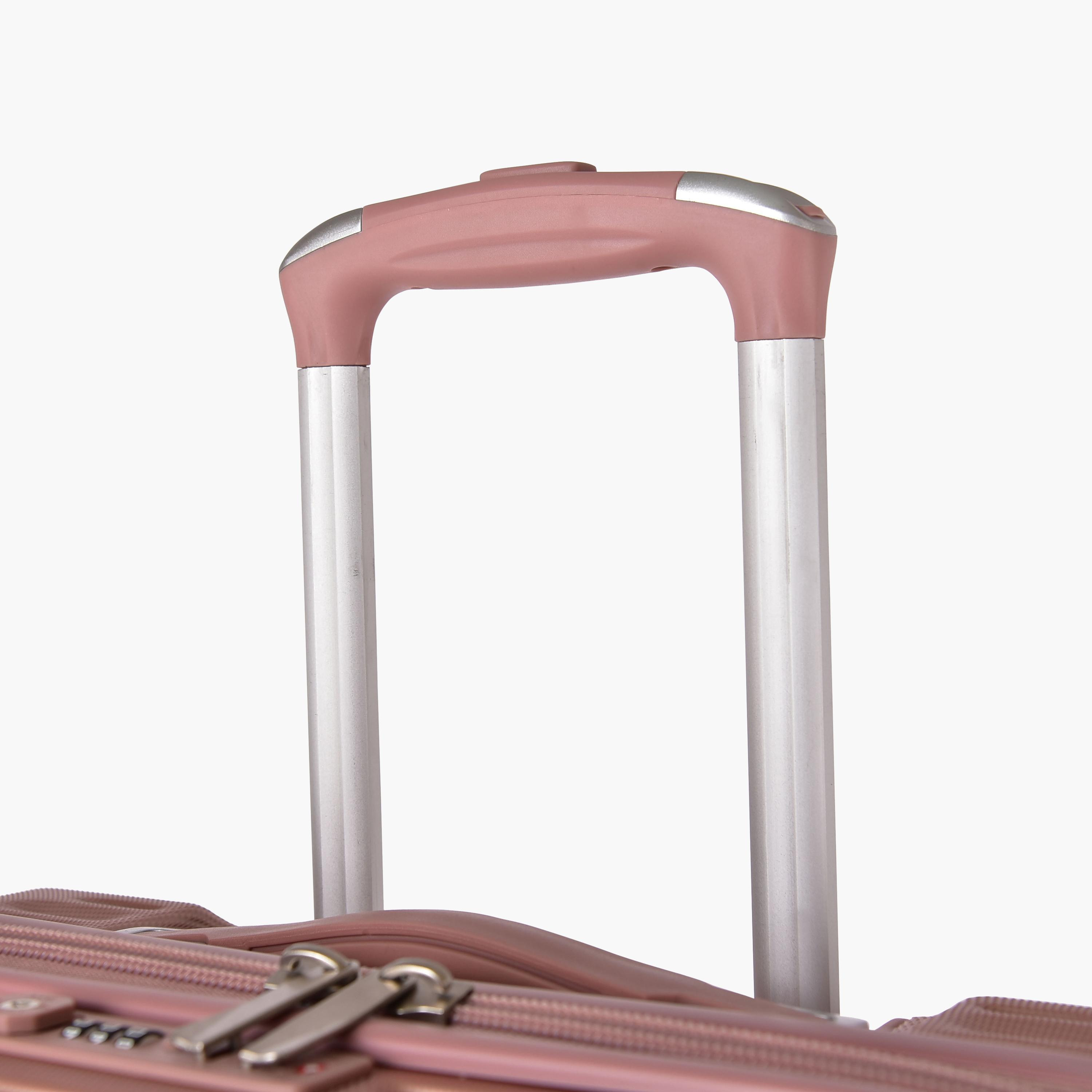 تراك-  طقم شنط سفر 4 قطع صلبة من مادة ABS بأربع عجلات مع قفل برمز  | 6037/4P-travel-luggagesandbags-luggage-image-10