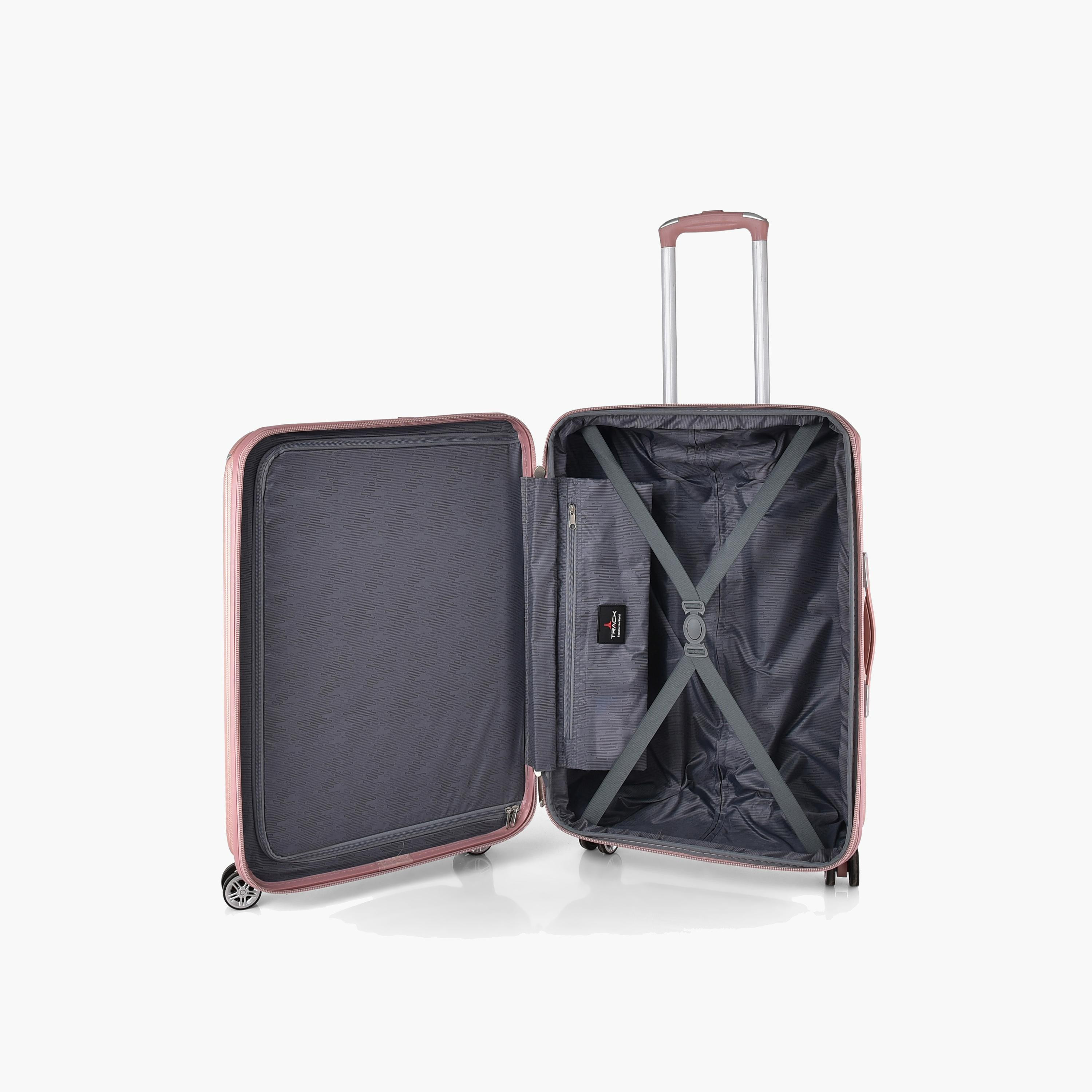 تراك-  طقم شنط سفر 4 قطع صلبة من مادة ABS بأربع عجلات مع قفل برمز  | 6037/4P-travel-luggagesandbags-luggage-image-9