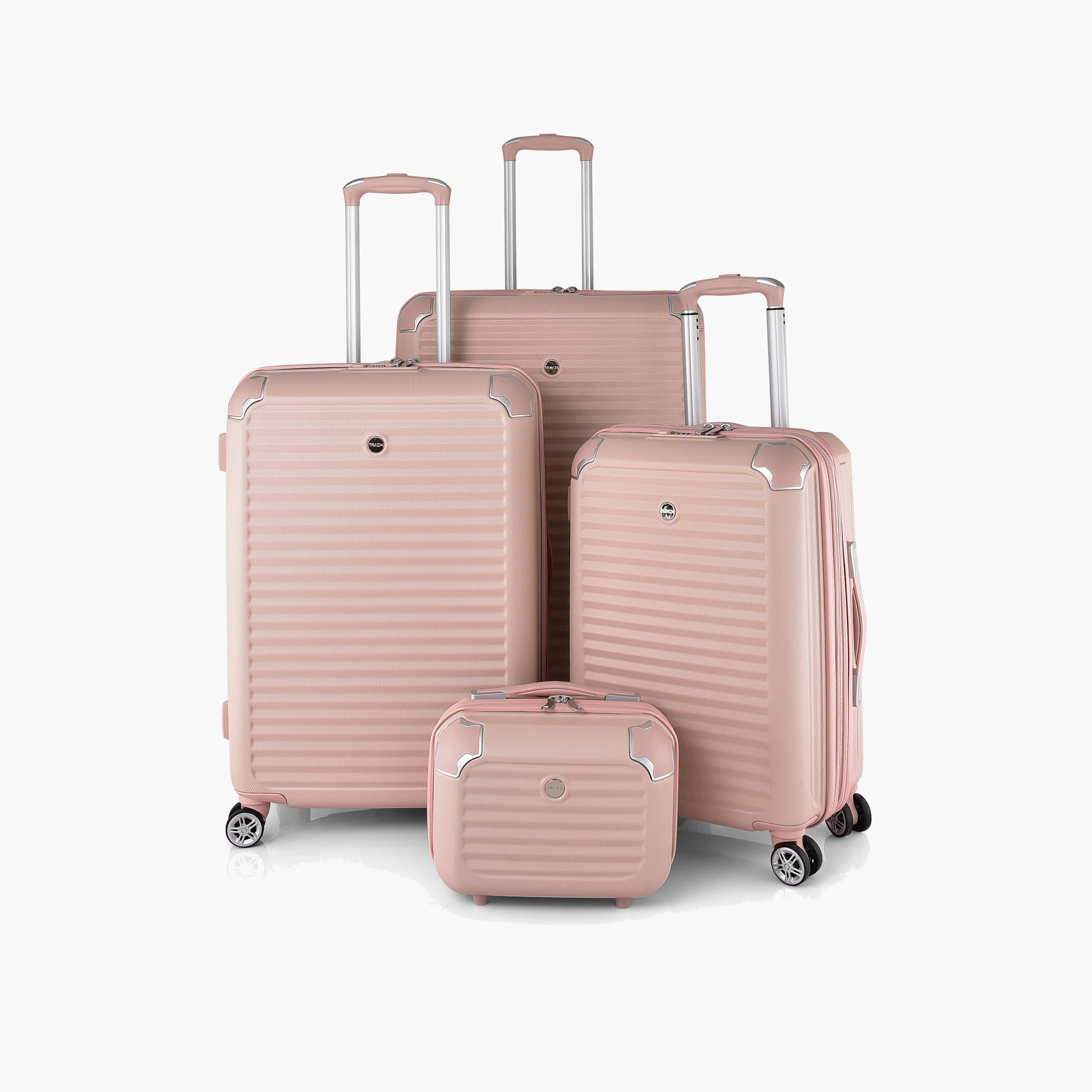 Track Set of 4 ABS Hardcase 4-Wheeler Spinner Luggage Bags with TSA Lock | 6037/4P-travel-luggagesandbags-luggage-image-1