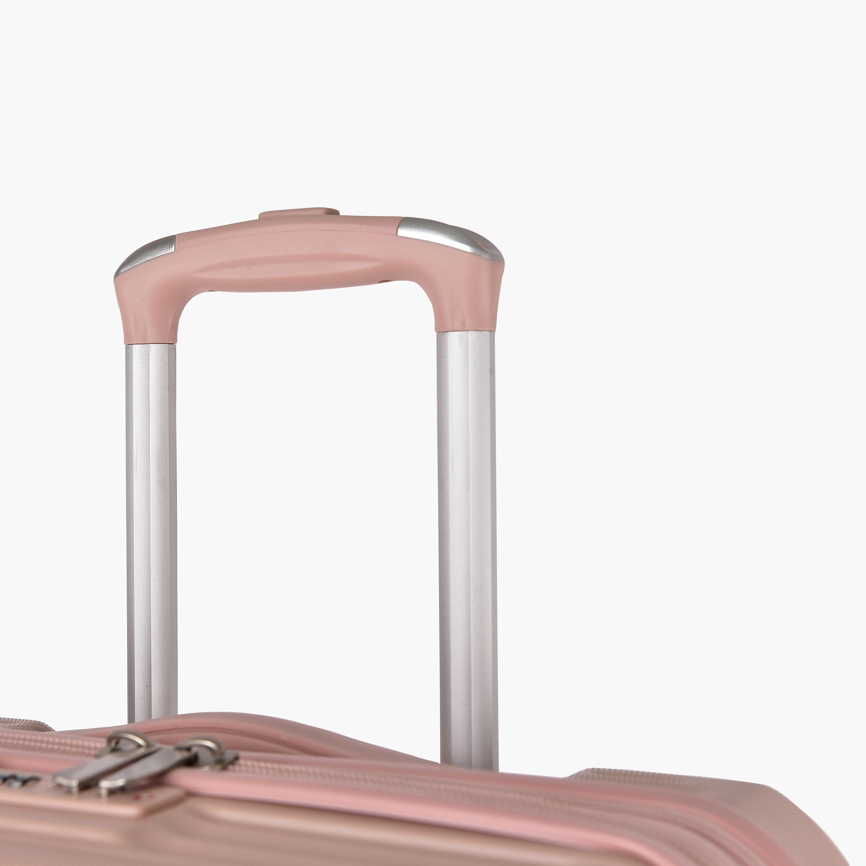 تراك-  طقم شنط سفر 4 قطع صلبة من مادة ABS بأربع عجلات مع قفل برمز  | 6037/4P-travel-luggagesandbags-luggage-image-22