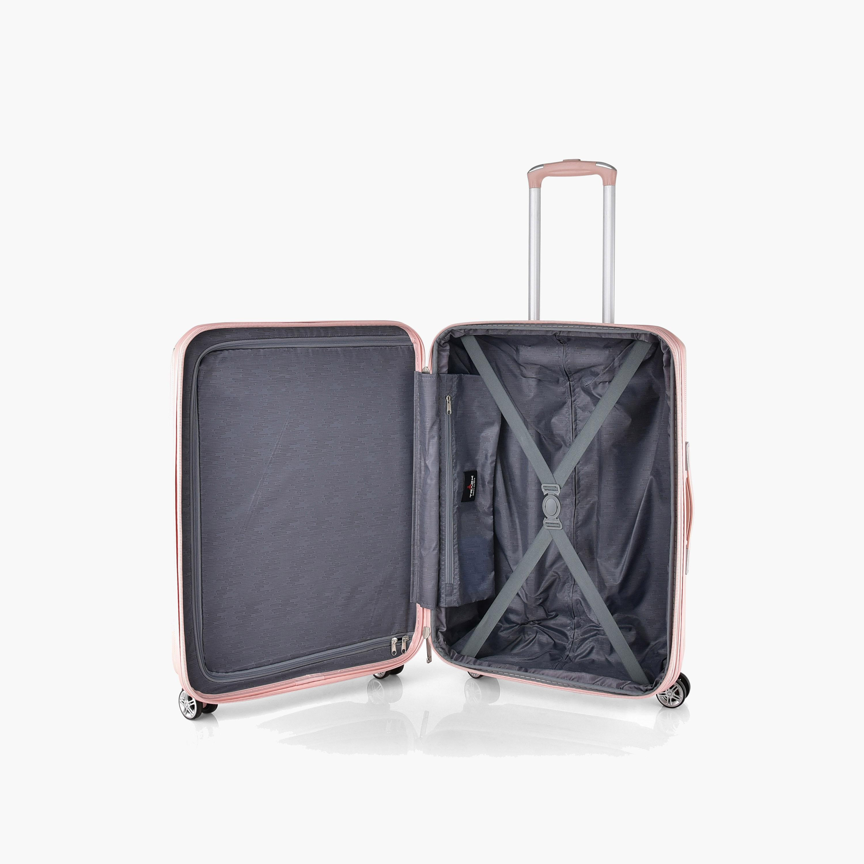 تراك-  طقم شنط سفر 4 قطع صلبة من مادة ABS بأربع عجلات مع قفل برمز  | 6037/4P-travel-luggagesandbags-luggage-image-21