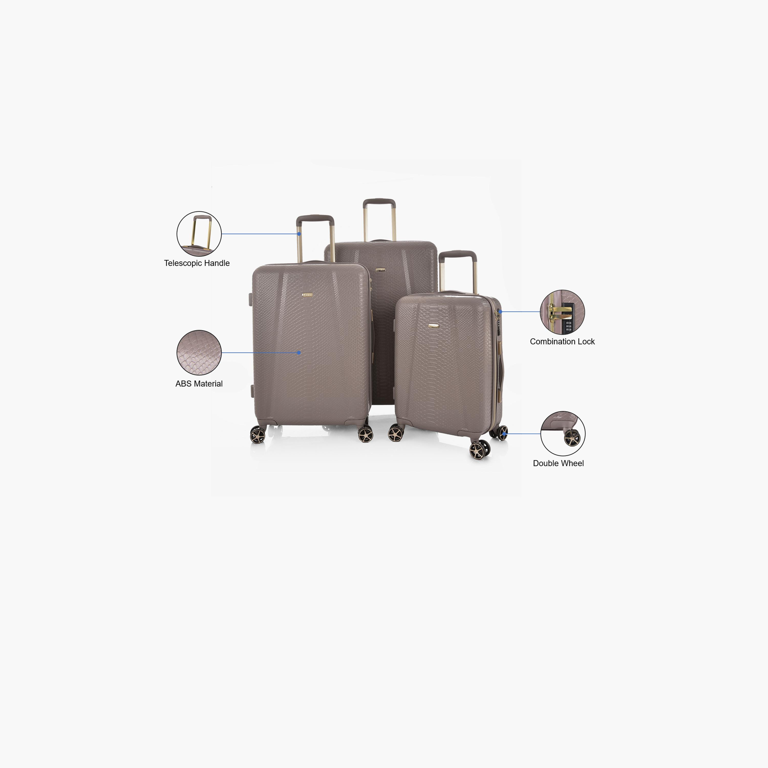 Track Set of 3 ABS Hardcase 4-Wheeler Spinner Luggage Bags with Combination Lock | 2412S/3P-travel-luggagesandbags-luggage-image-2